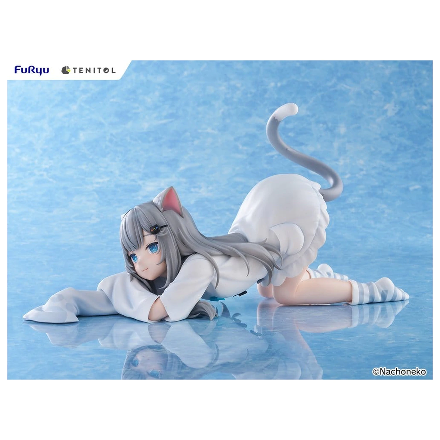 Virtual Youtuber Tenitol Big Noodle Stopper Figurka PCW Nachoneko 18 cm zdjęcie produktu