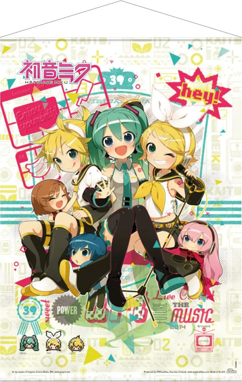 Vocaloid Wallscroll Hey! Piapro Characters 50 x 70 cm zdjęcie produktu