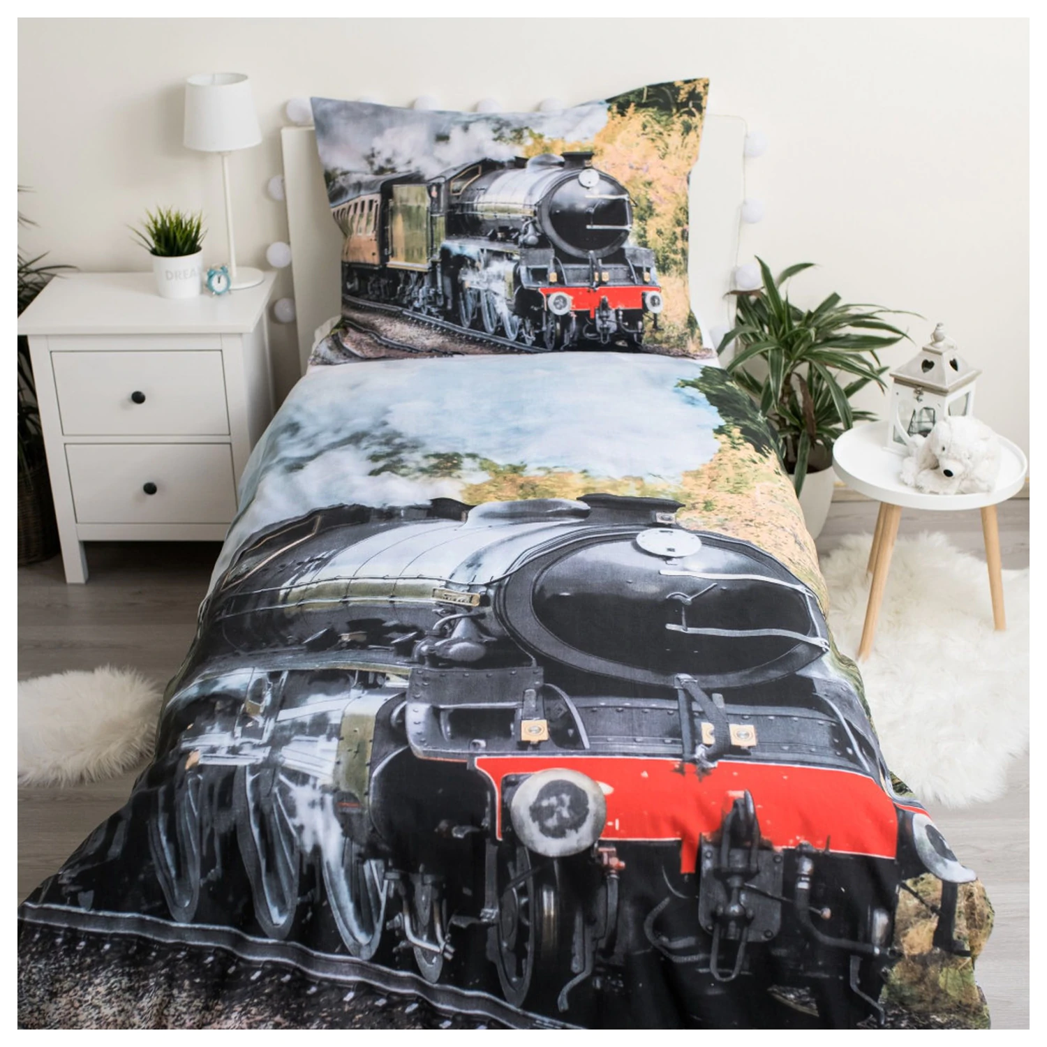 Train Stream Poszwa na kołdrę zdjęcie produktu