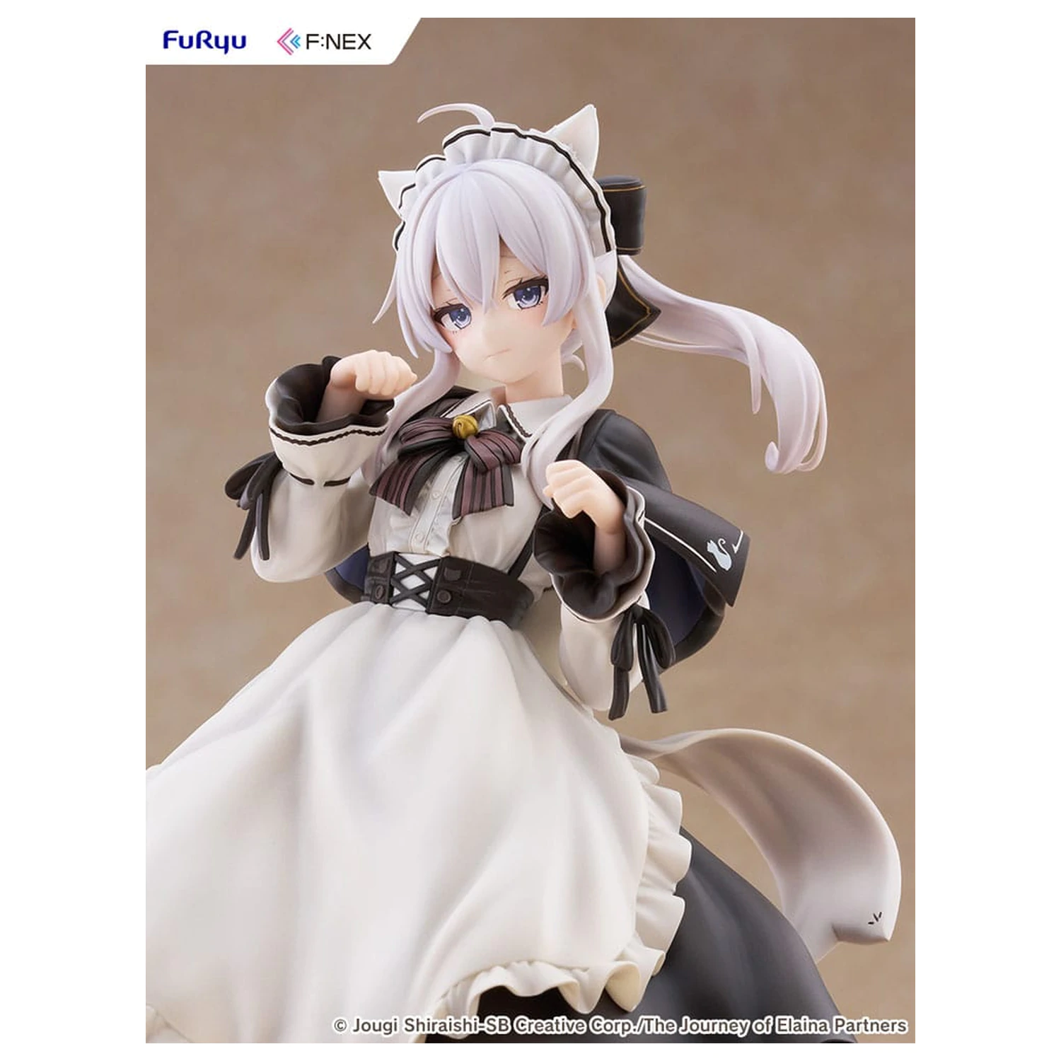 Wandering Witch: The Journey of Elaina F:NEX PVC Statuetka 1/7 Elaina Maid costume with cat ears Ver. 24 cm zdjęcie produktu