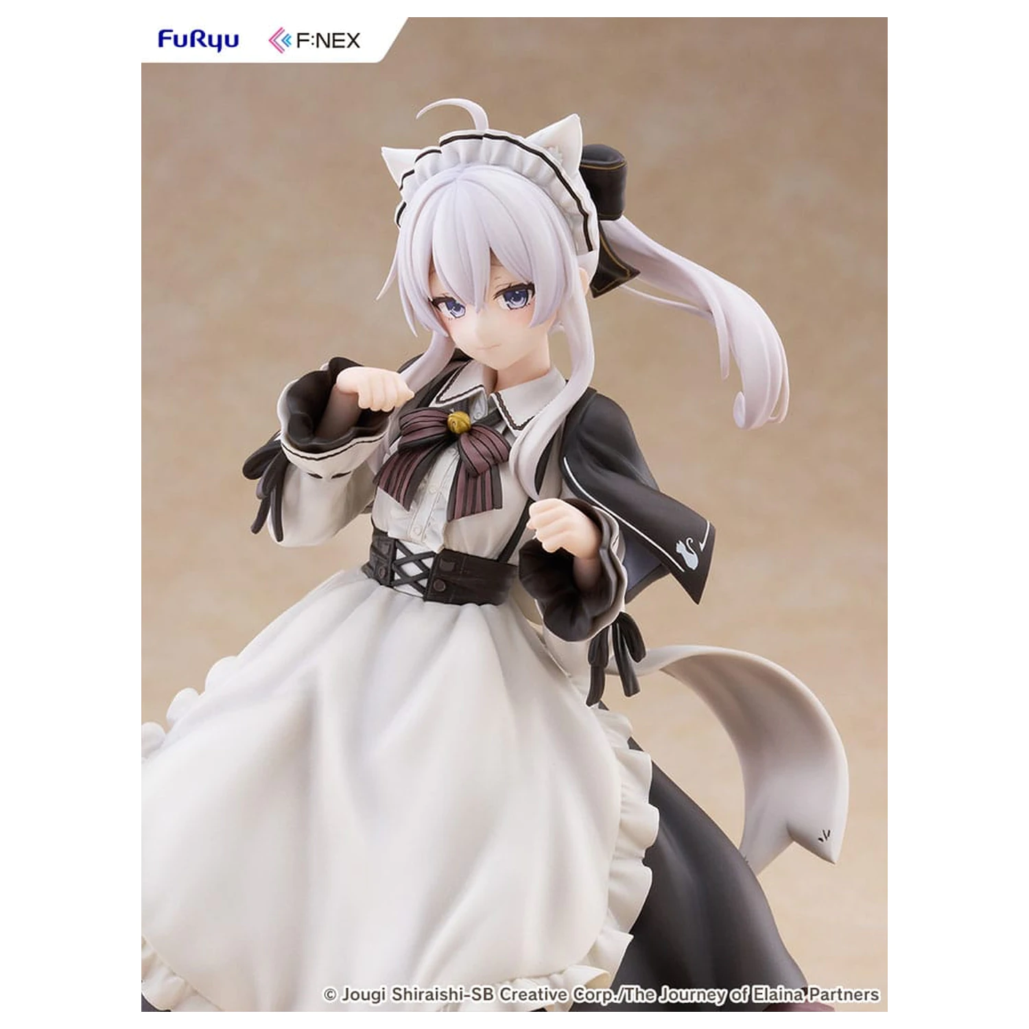 Wandering Witch: The Journey of Elaina F:NEX PVC Statuetka 1/7 Elaina Maid costume with cat ears Ver. 24 cm zdjęcie produktu