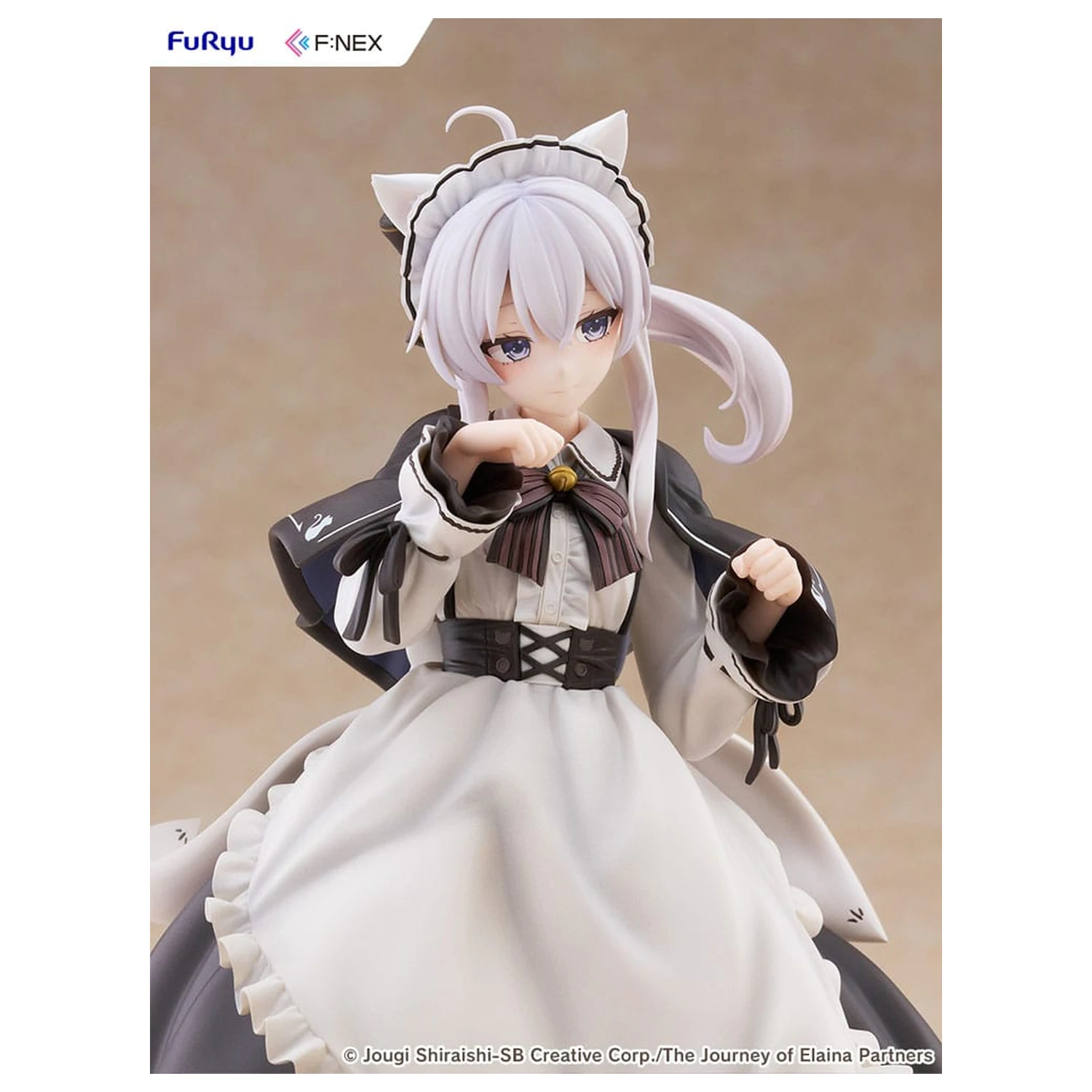 Wandering Witch: The Journey of Elaina F:NEX PVC Statuetka 1/7 Elaina Maid costume with cat ears Ver. 24 cm zdjęcie produktu