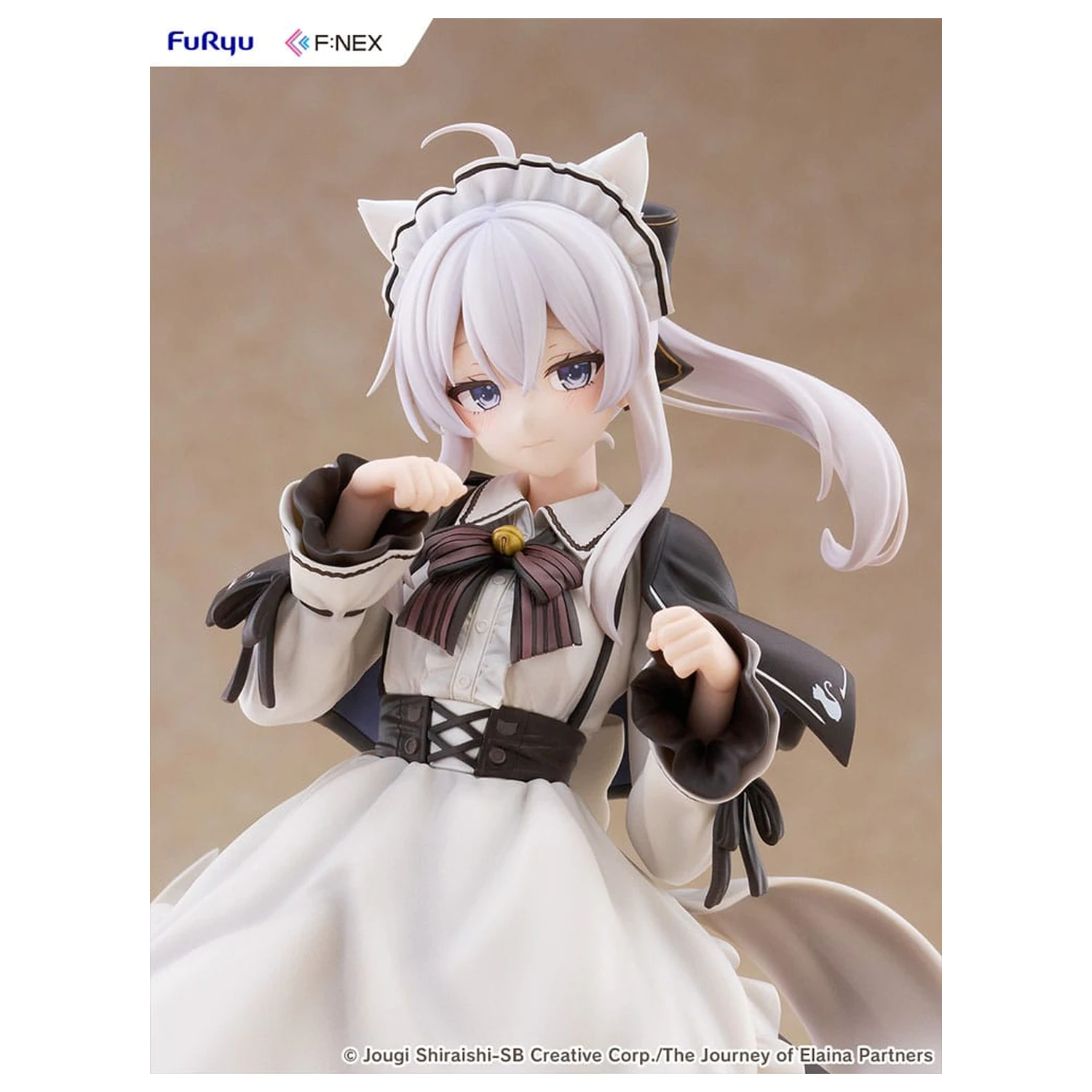 Wandering Witch: The Journey of Elaina F:NEX PVC Statuetka 1/7 Elaina Maid costume with cat ears Ver. 24 cm zdjęcie produktu