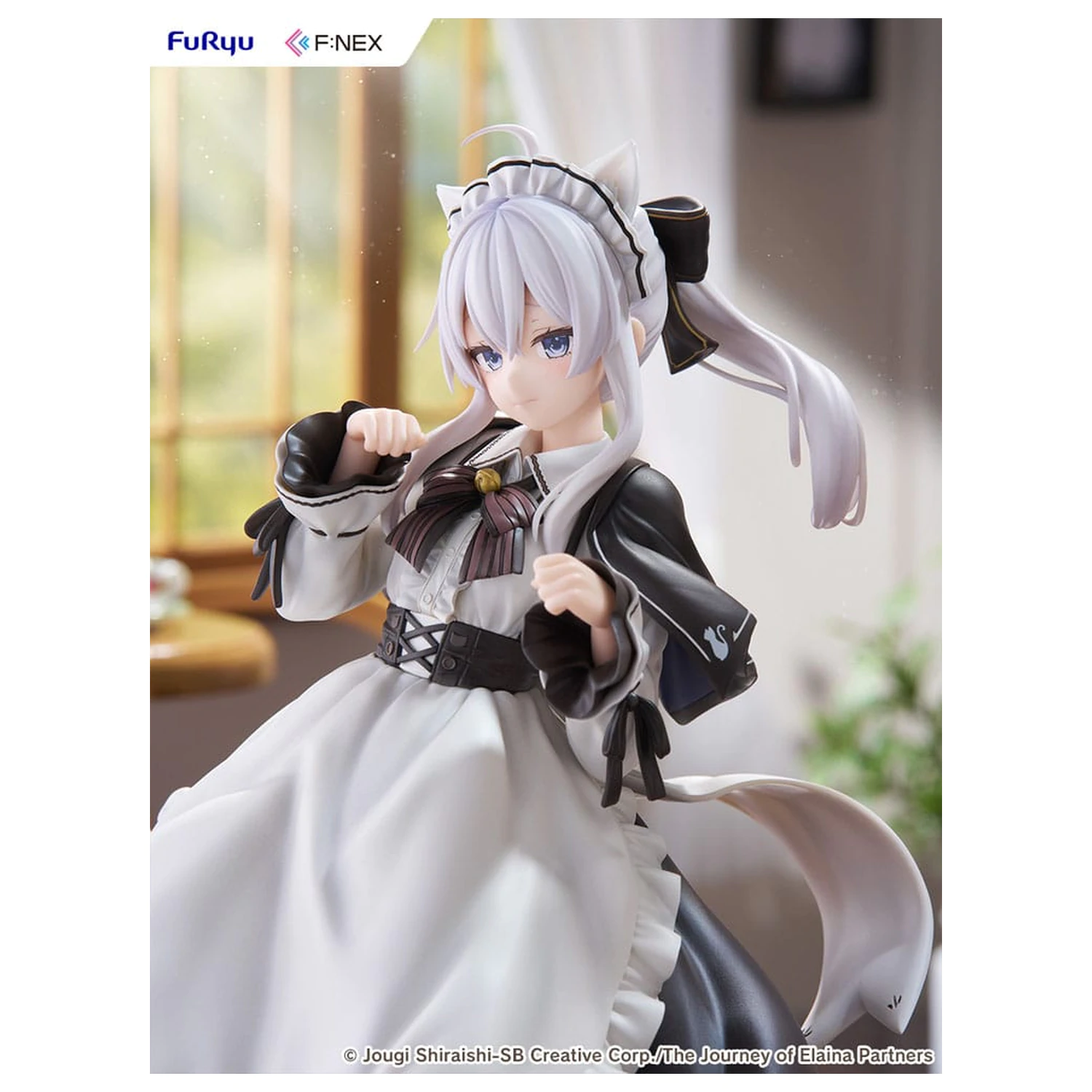 Wandering Witch: The Journey of Elaina F:NEX PVC Statuetka 1/7 Elaina Maid costume with cat ears Ver. 24 cm zdjęcie produktu
