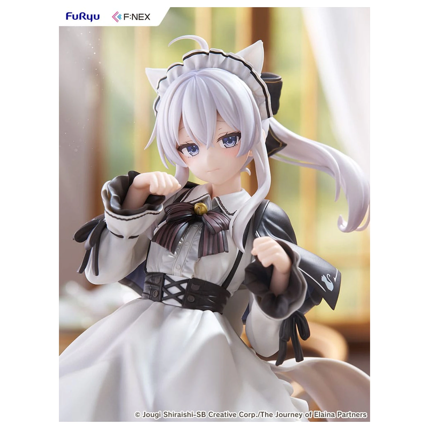 Wandering Witch: The Journey of Elaina F:NEX PVC Statuetka 1/7 Elaina Maid costume with cat ears Ver. 24 cm zdjęcie produktu