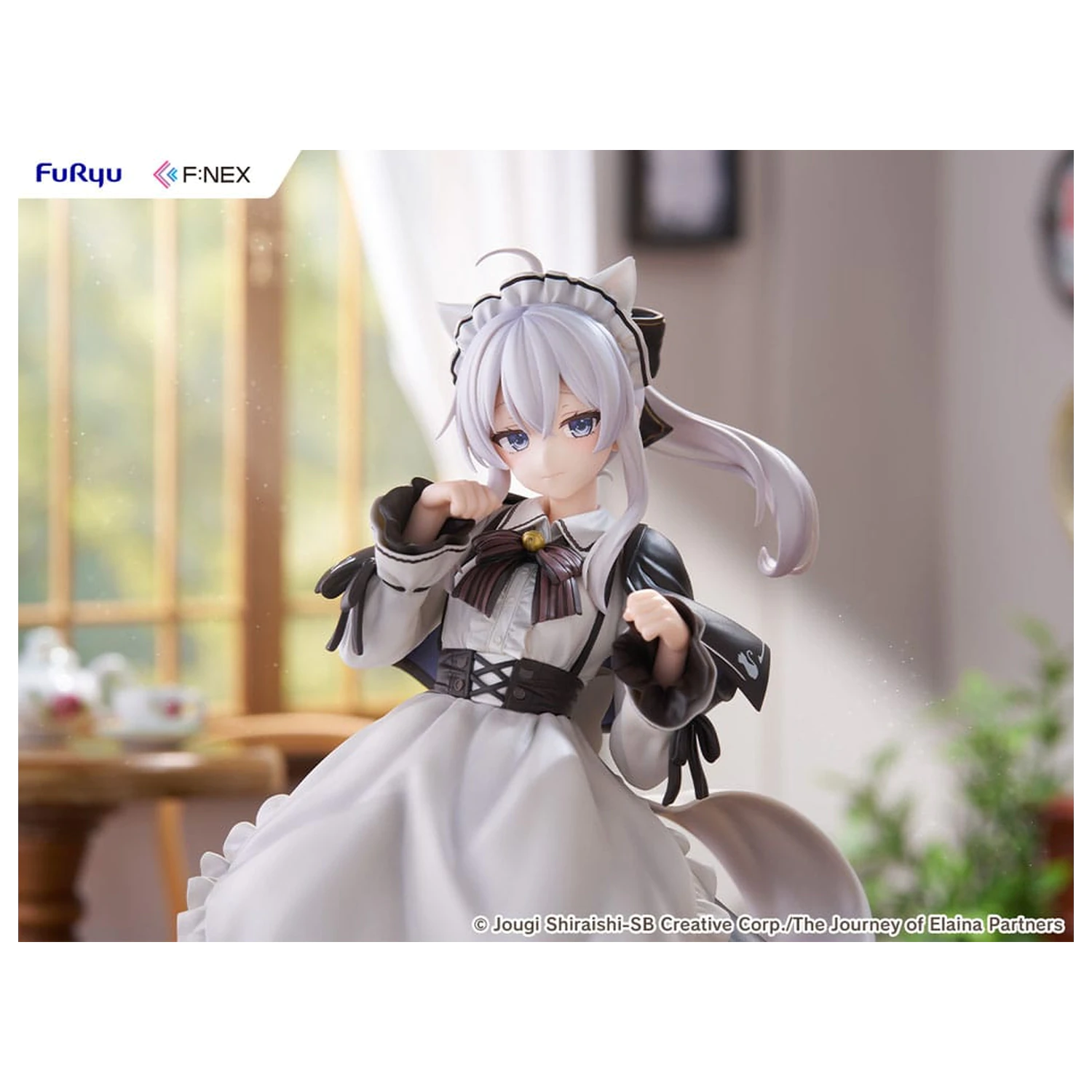 Wandering Witch: The Journey of Elaina F:NEX PVC Statuetka 1/7 Elaina Maid costume with cat ears Ver. 24 cm zdjęcie produktu