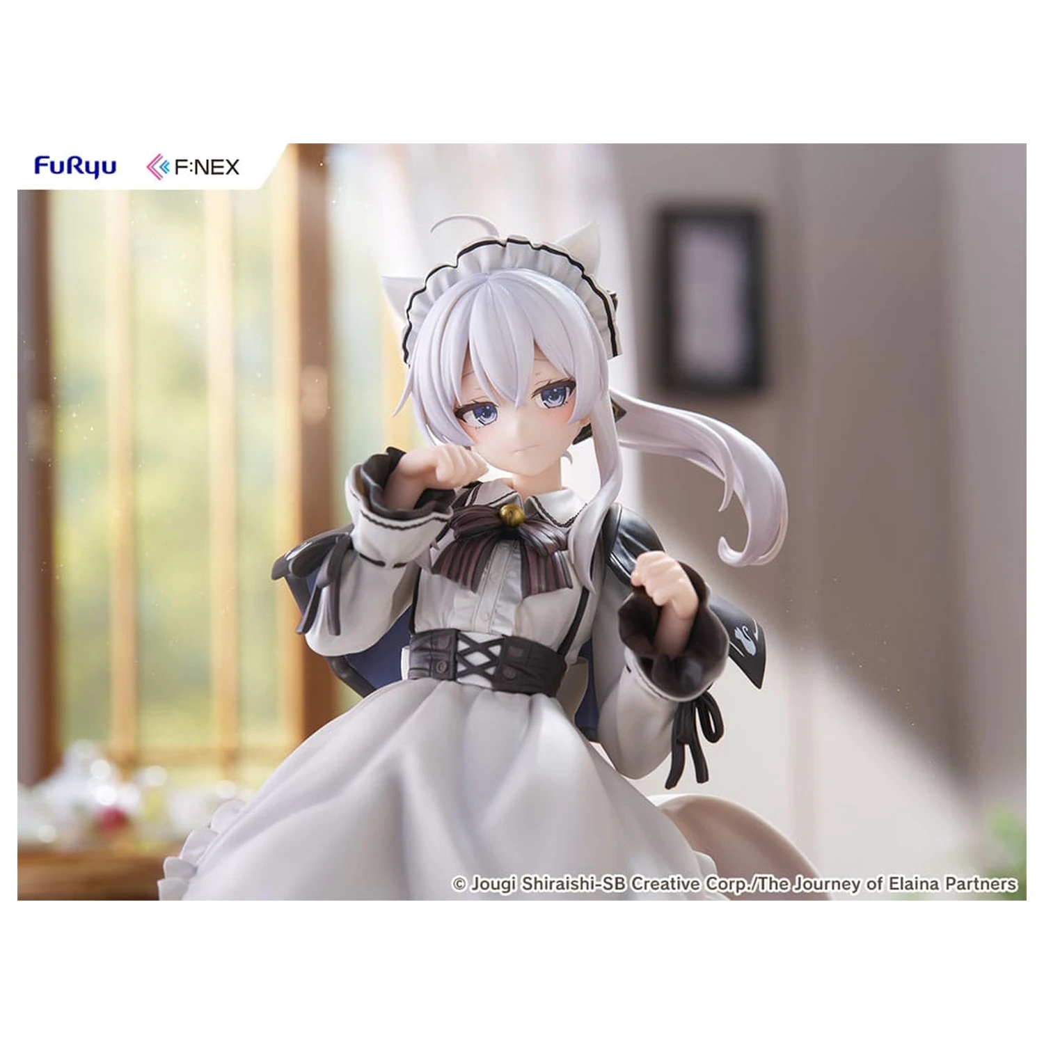 Wandering Witch: The Journey of Elaina F:NEX PVC Statuetka 1/7 Elaina Maid costume with cat ears Ver. 24 cm zdjęcie produktu