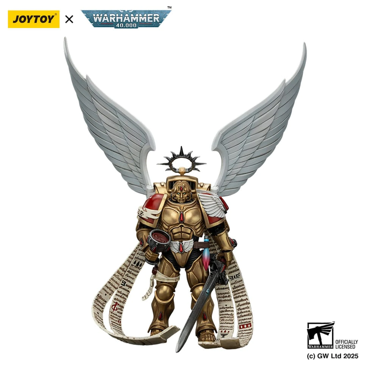 Warhammer 40,000 Figurka Akcji 1/18 Krwawe Anioły The Sanguinor z Encarmine Broadsword 12 cm zdjęcie produktu