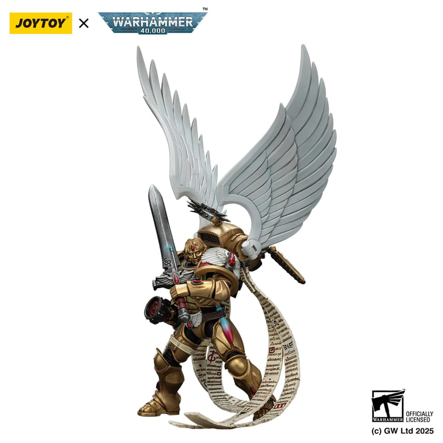 Warhammer 40,000 Figurka Akcji 1/18 Krwawe Anioły The Sanguinor z Encarmine Broadsword 12 cm zdjęcie produktu
