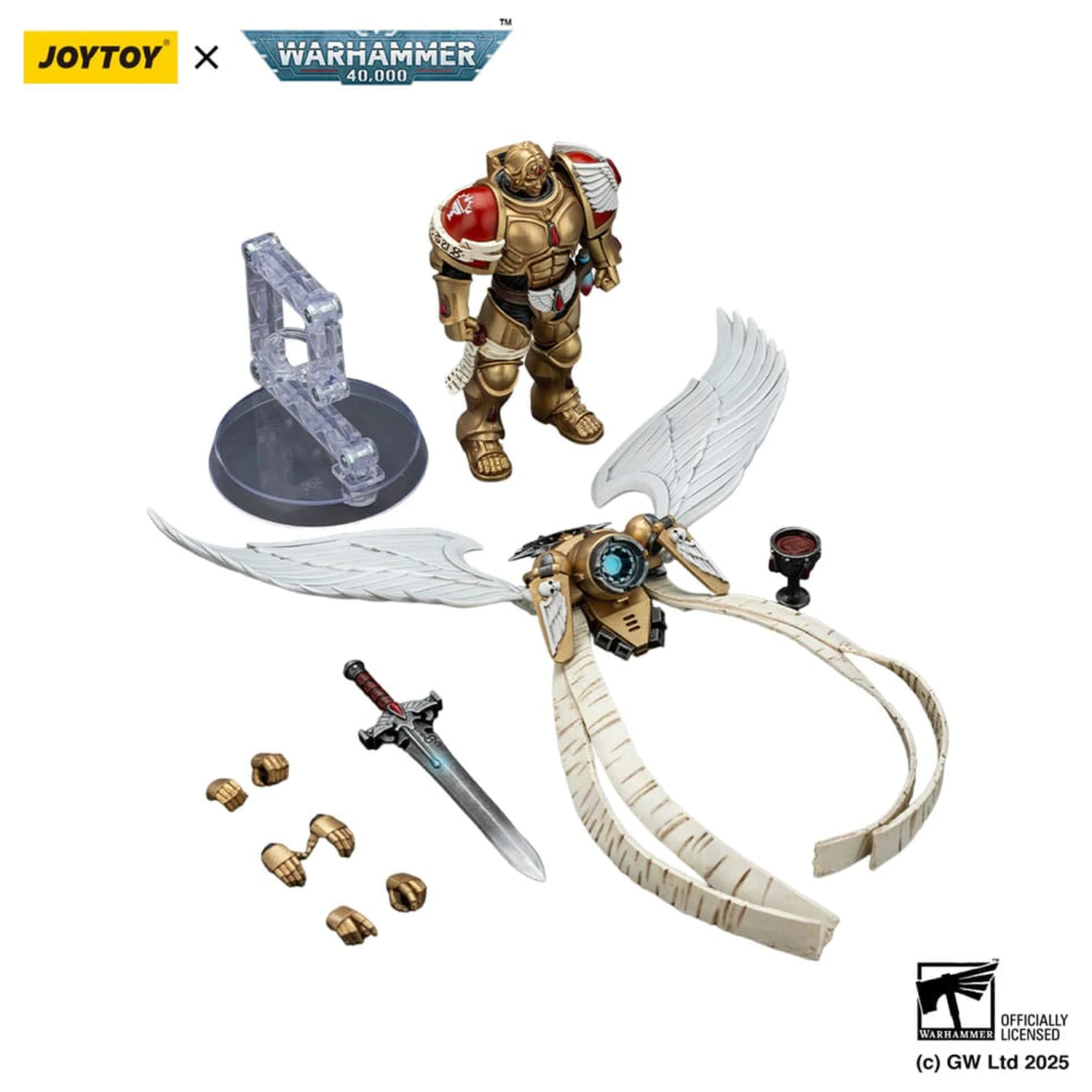 Warhammer 40,000 Figurka Akcji 1/18 Krwawe Anioły The Sanguinor z Encarmine Broadsword 12 cm zdjęcie produktu