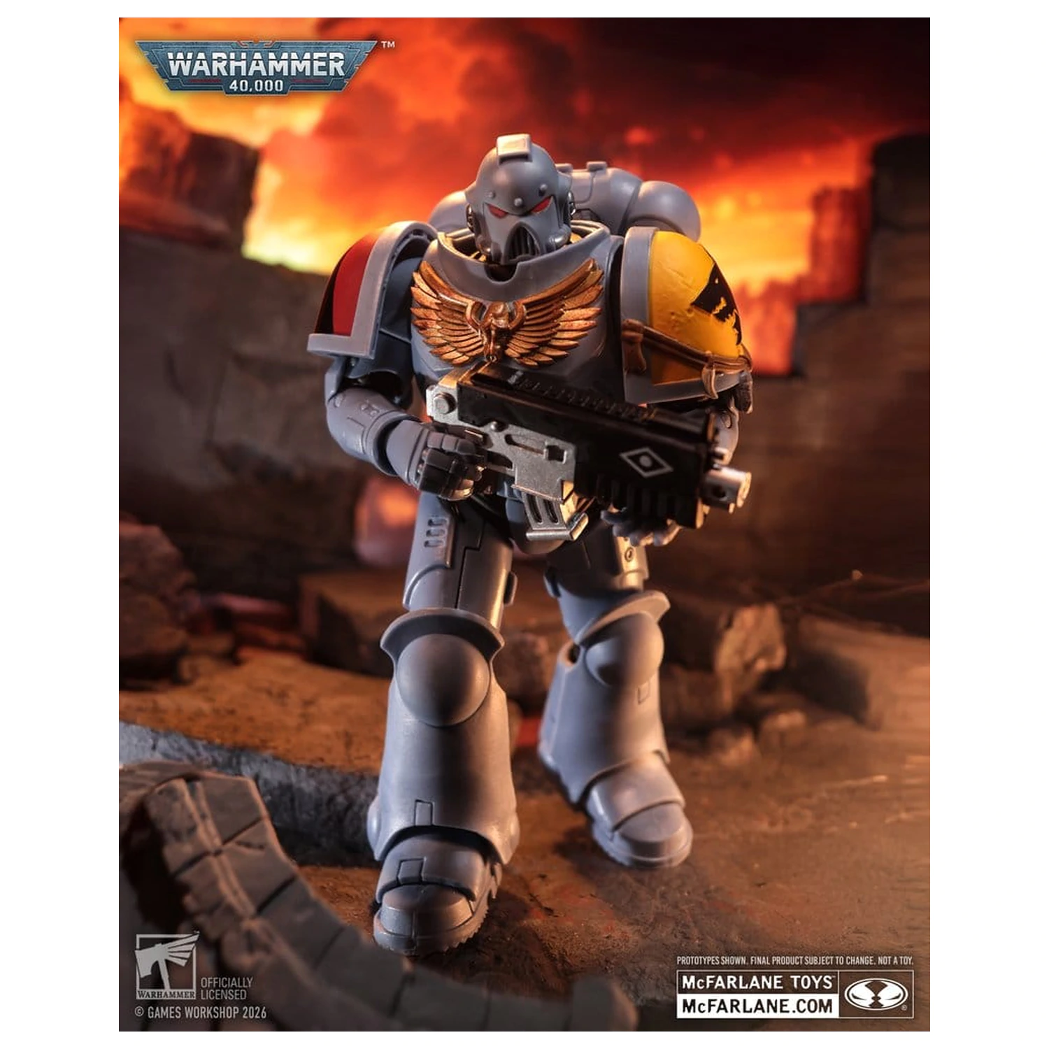 Figurka akcji Warhammer 40,000 Grey Hunter (Space Wolves) 18 cm zdjęcie produktu