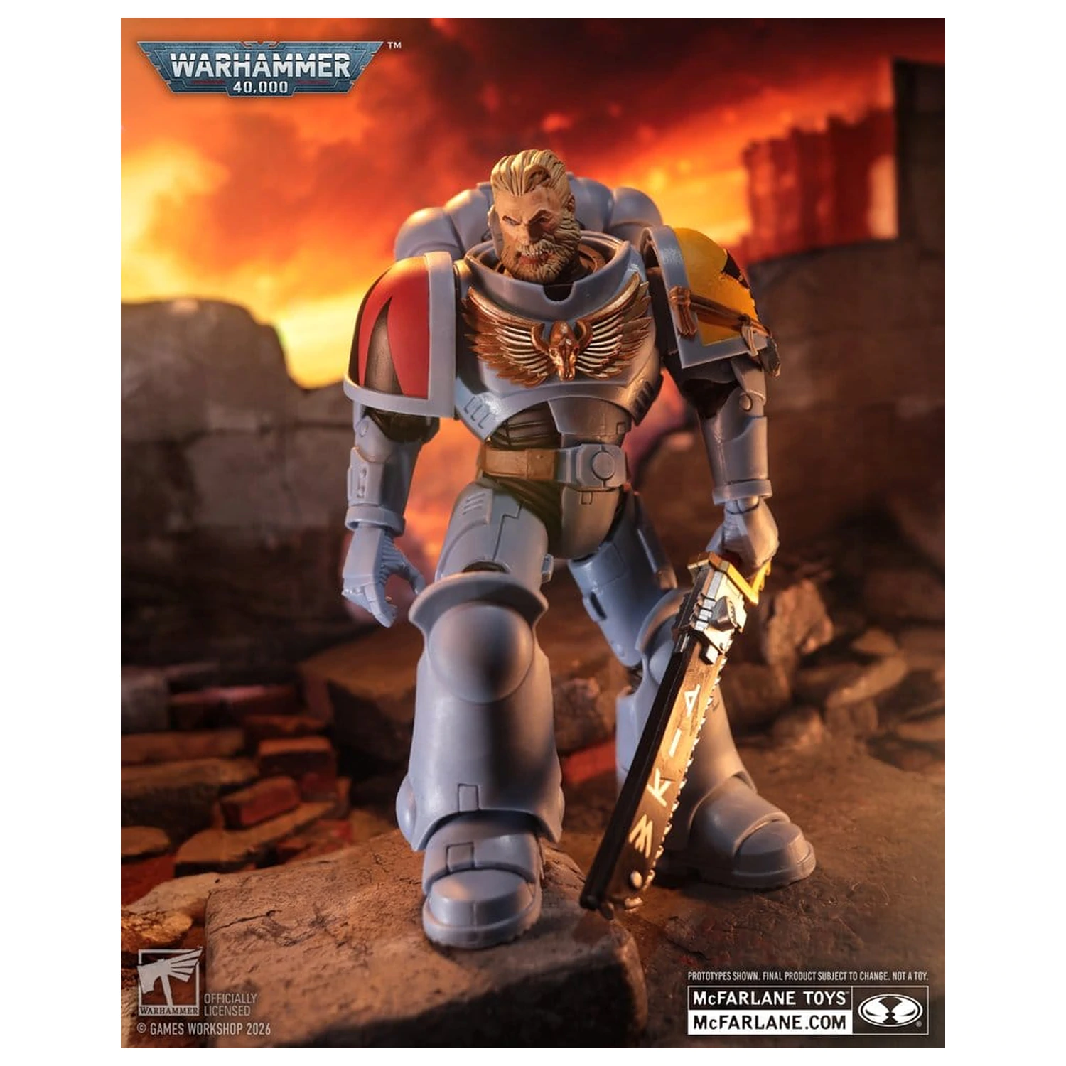 Figurka akcji Warhammer 40,000 Grey Hunter (Space Wolves) 18 cm zdjęcie produktu