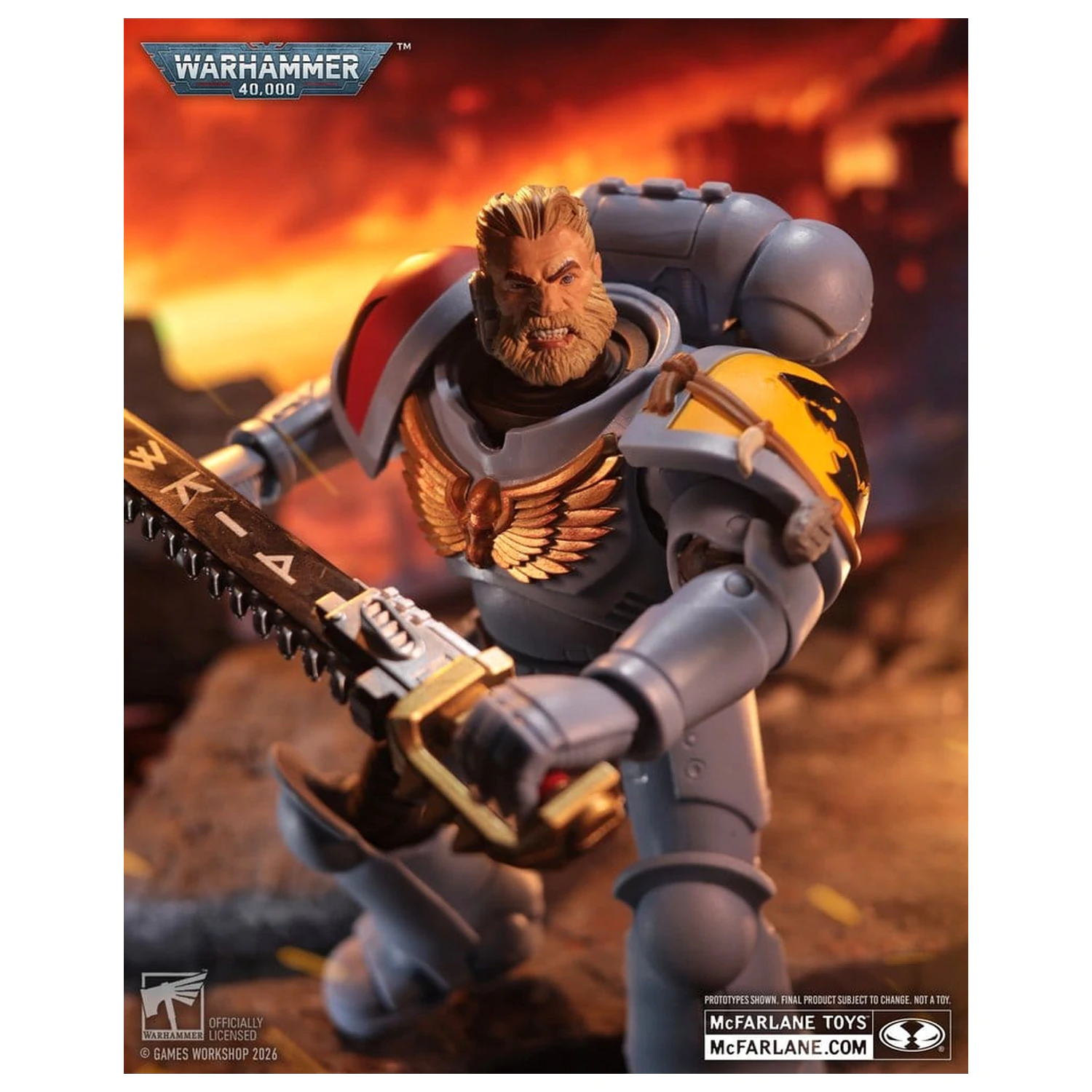 Figurka akcji Warhammer 40,000 Grey Hunter (Space Wolves) 18 cm zdjęcie produktu