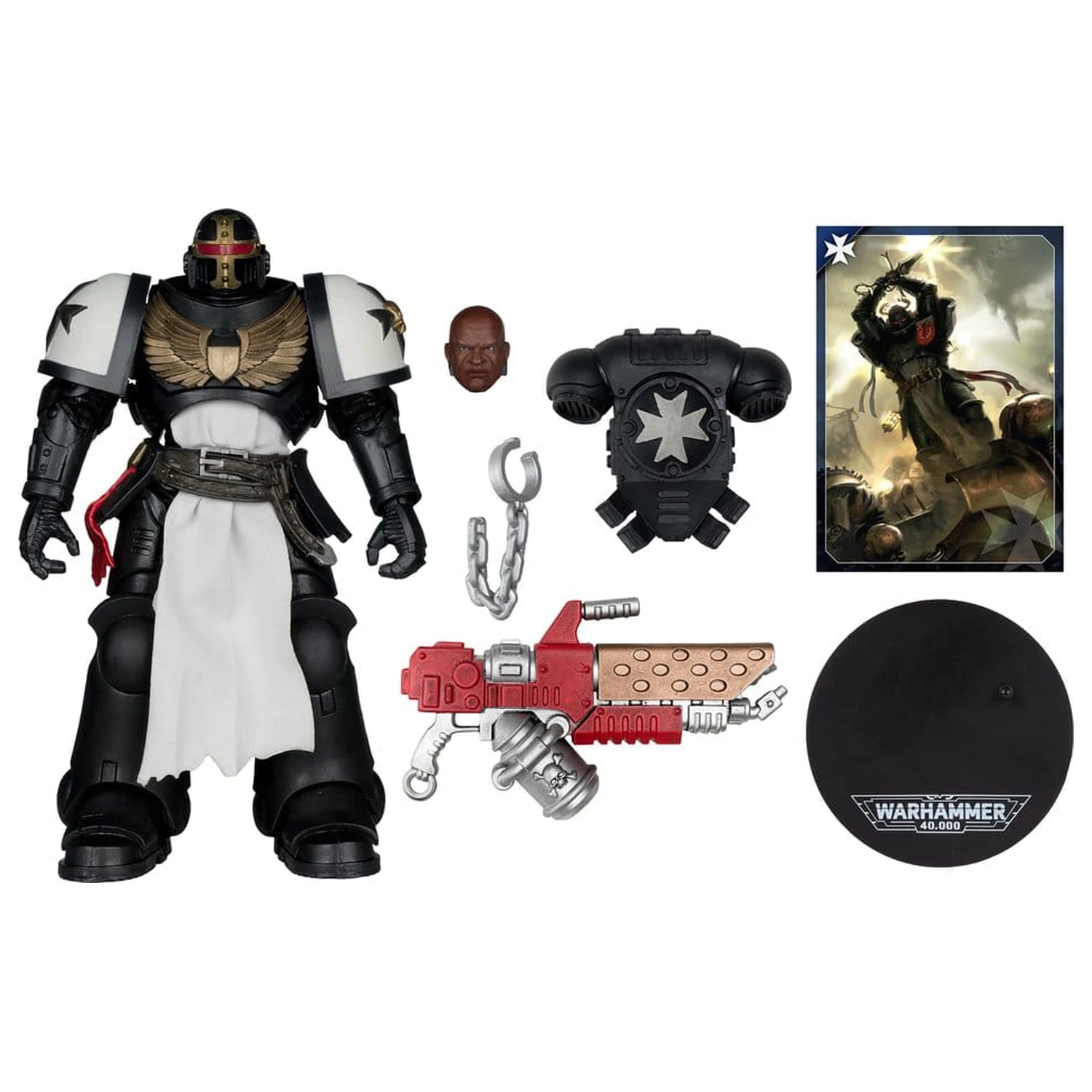 Warhammer 40,000 Figurka Akcji Primaris Crusader (Black Templars) 18 cm zdjęcie produktu