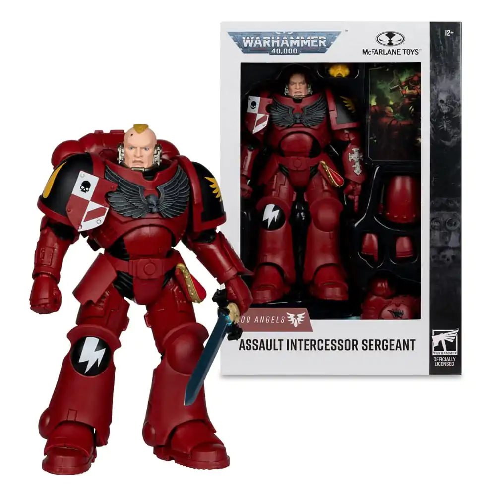 Figurka akcji Warhammer 40,000 Assault Intercessor Sergeant (Blood Angel) 18 cm zdjęcie produktu
