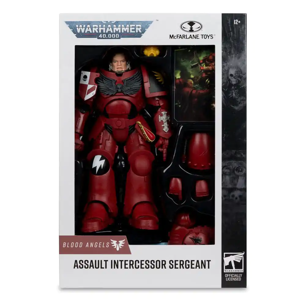 Figurka akcji Warhammer 40,000 Assault Intercessor Sergeant (Blood Angel) 18 cm zdjęcie produktu