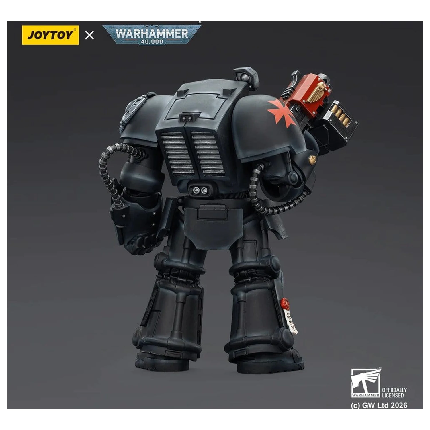 Warhammer 40,000 Figurka Akcji Black Templars Terminator 2 z Power Fist i Storm Bolter 14 cm zdjęcie produktu