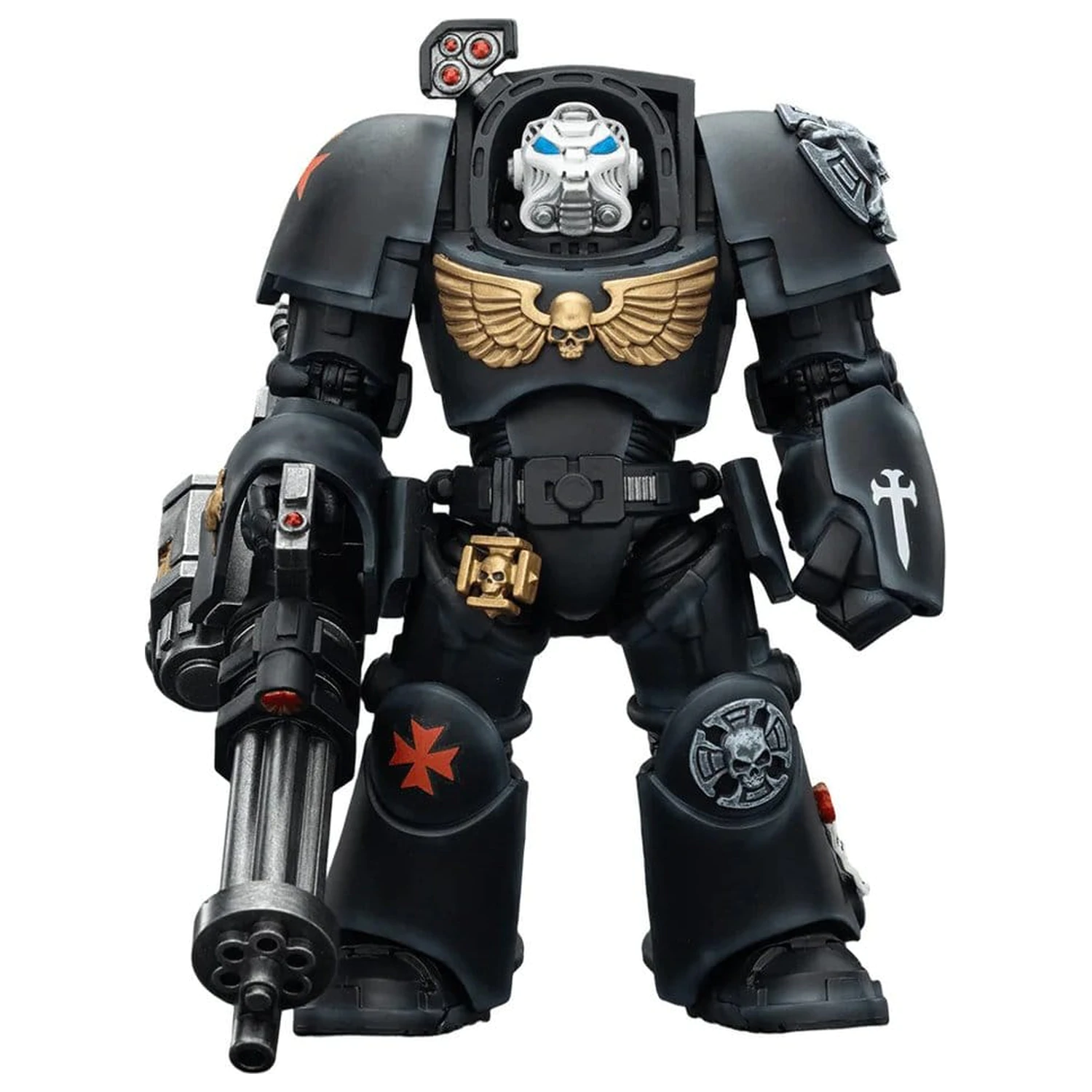 Warhammer 40,000 figurka akcji Black Templars Terminator 3 z Power Fist i Assault Cannon 14 cm zdjęcie produktu