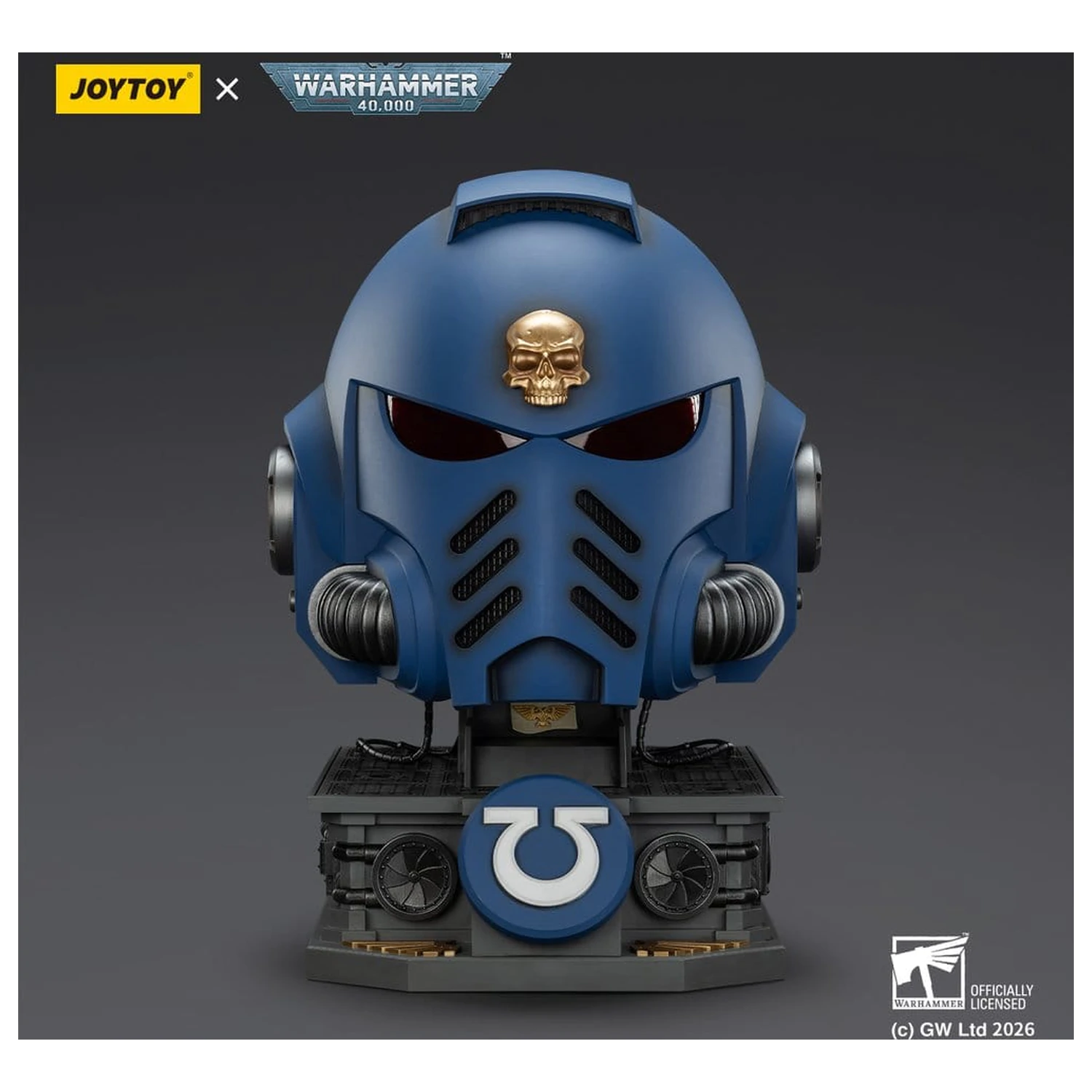 Warhammer 40,000 Captain MkX Helmet & Display Stand Ultramarines 44 cm zdjęcie produktu