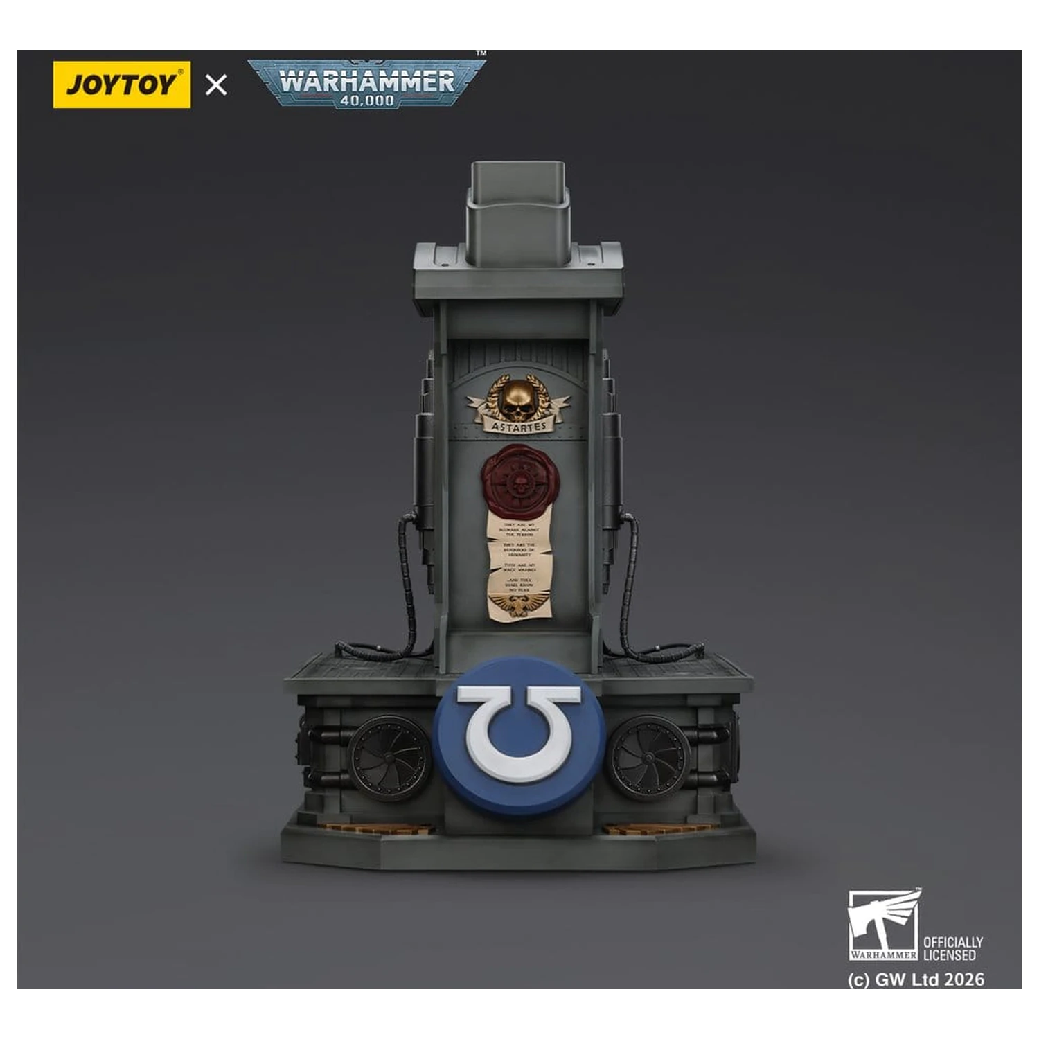 Warhammer 40,000 Captain MkX Helmet & Display Stand Ultramarines 44 cm zdjęcie produktu