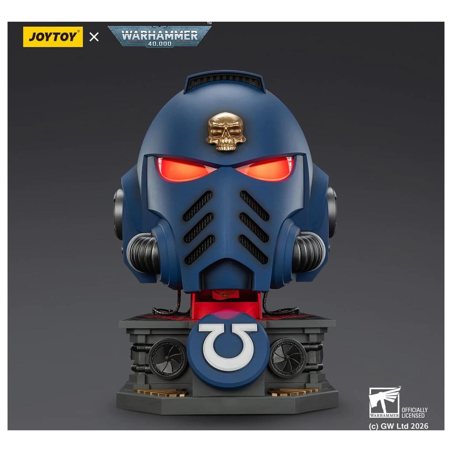 Warhammer 40,000 Captain MkX Helmet & Display Stand Ultramarines 44 cm zdjęcie produktu