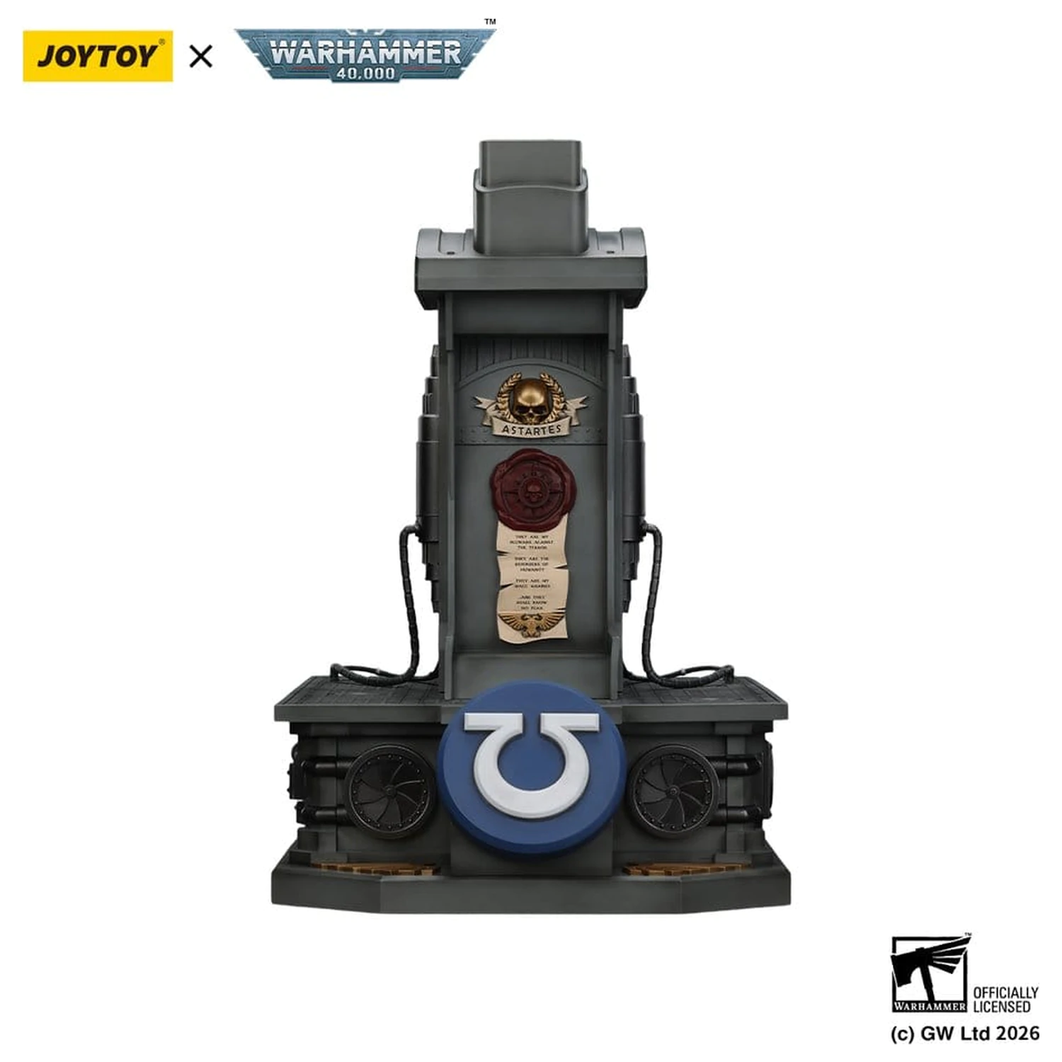 Warhammer 40,000 Captain MkX Helmet & Display Stand Ultramarines 44 cm zdjęcie produktu