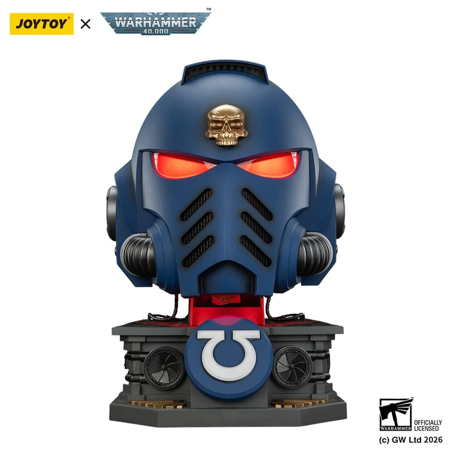 Warhammer 40,000 Captain MkX Helmet & Display Stand Ultramarines 44 cm zdjęcie produktu