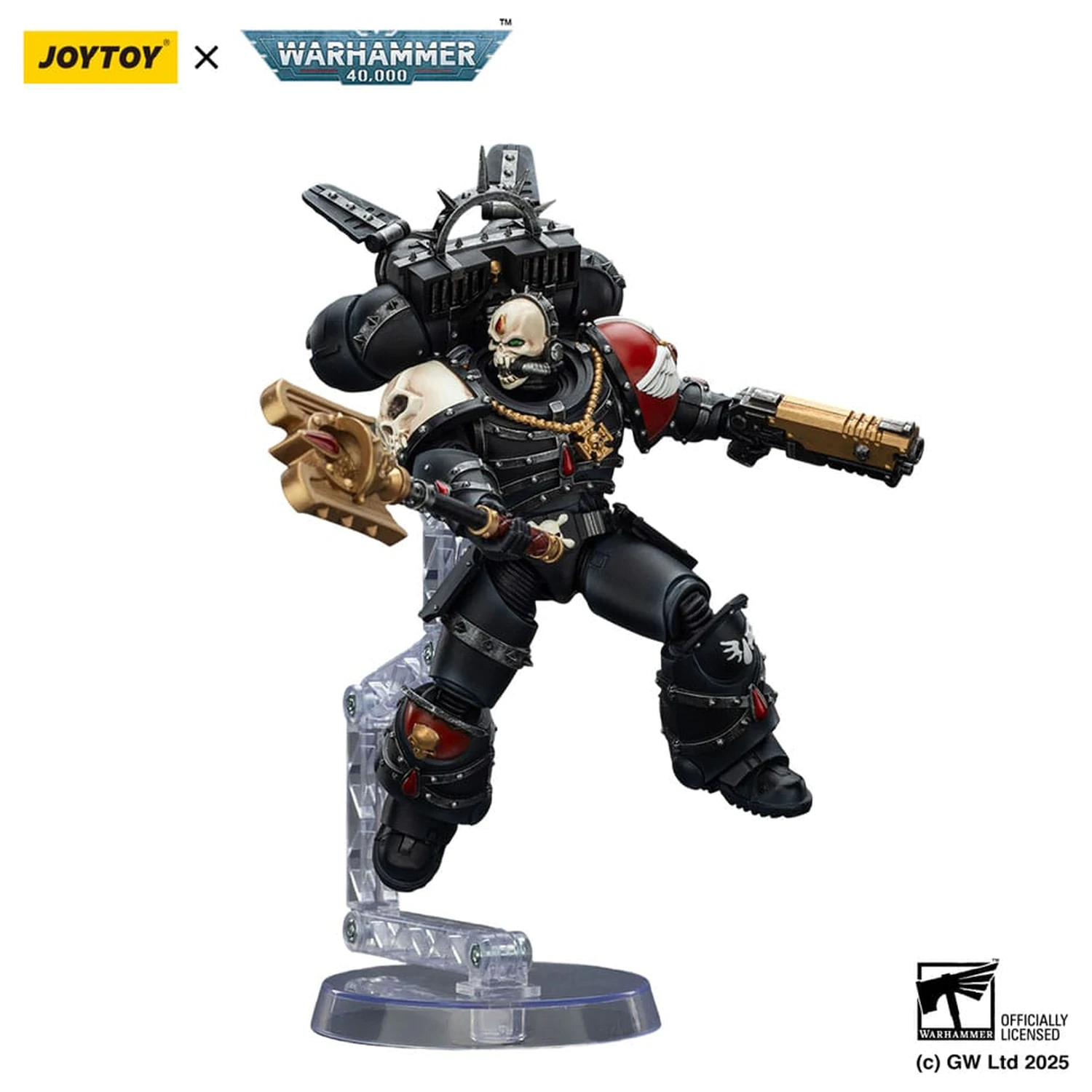 Warhammer 40,000: Combat Patrol Blood Angels figurka akcji Lemartes z Jump Packiem, Blood Croziusem i Absolver Bolt Pistol 12 cm zdjęcie produktu
