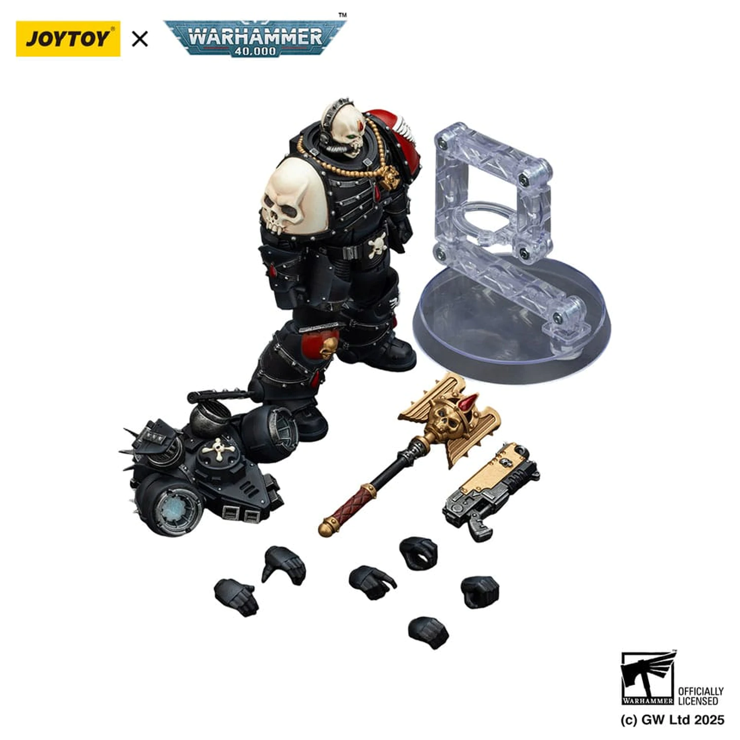 Warhammer 40,000: Combat Patrol Blood Angels figurka akcji Lemartes z Jump Packiem, Blood Croziusem i Absolver Bolt Pistol 12 cm zdjęcie produktu