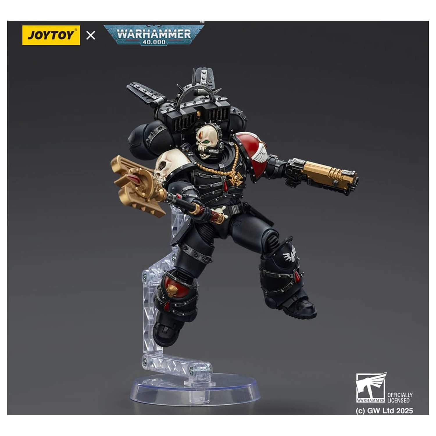 Warhammer 40,000: Combat Patrol Blood Angels figurka akcji Lemartes z Jump Packiem, Blood Croziusem i Absolver Bolt Pistol 12 cm zdjęcie produktu