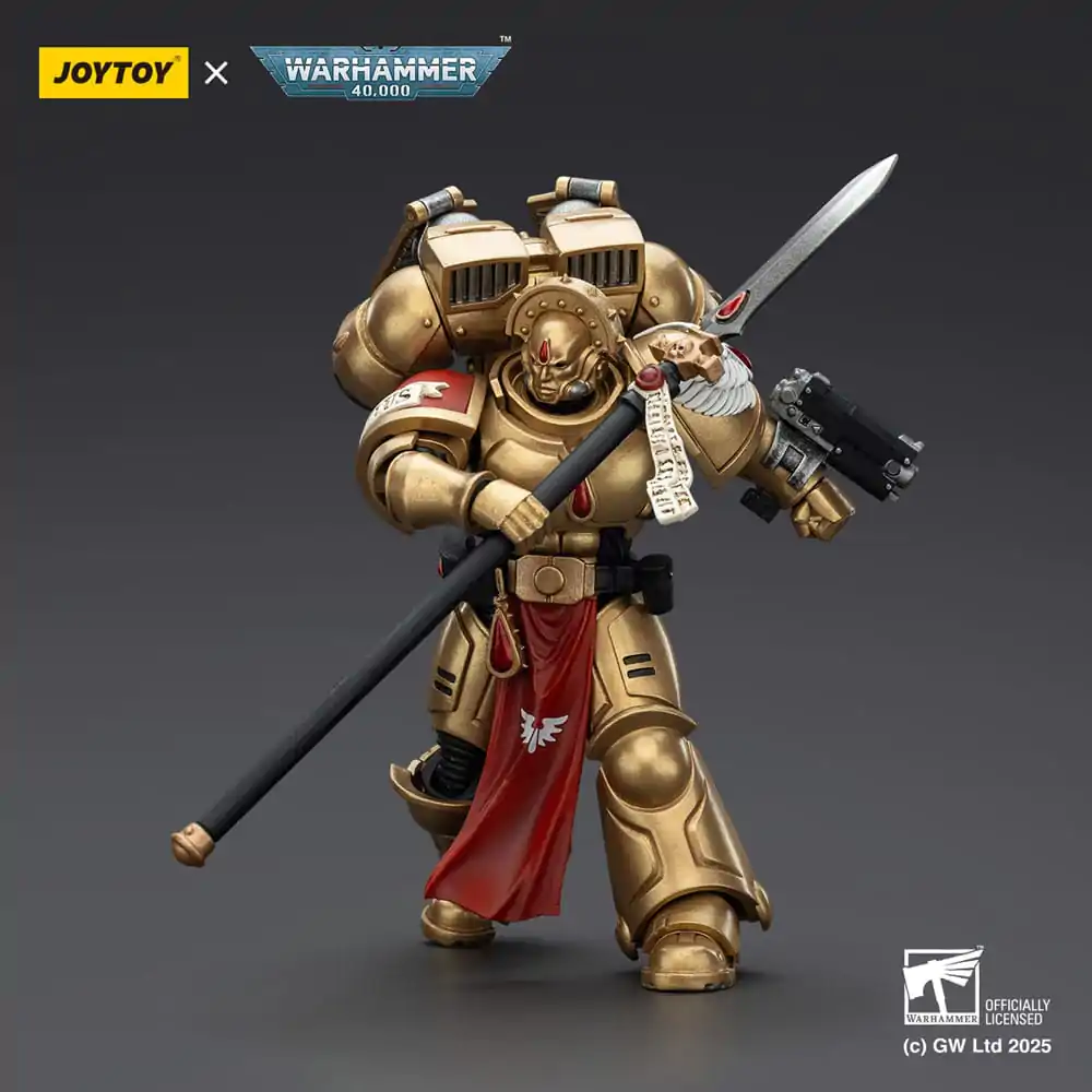 Warhammer 40,000: Combat Patrol Krwiści Aniołowie Figurka akcji Sanguinary Guard 2 z karabinem Angelus Boltgun i włócznią Encarmine Spear 20 cm zdjęcie produktu