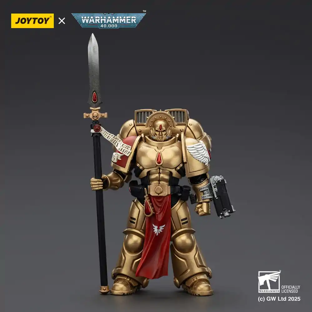 Warhammer 40,000: Combat Patrol Krwiści Aniołowie Figurka akcji Sanguinary Guard 2 z karabinem Angelus Boltgun i włócznią Encarmine Spear 20 cm zdjęcie produktu