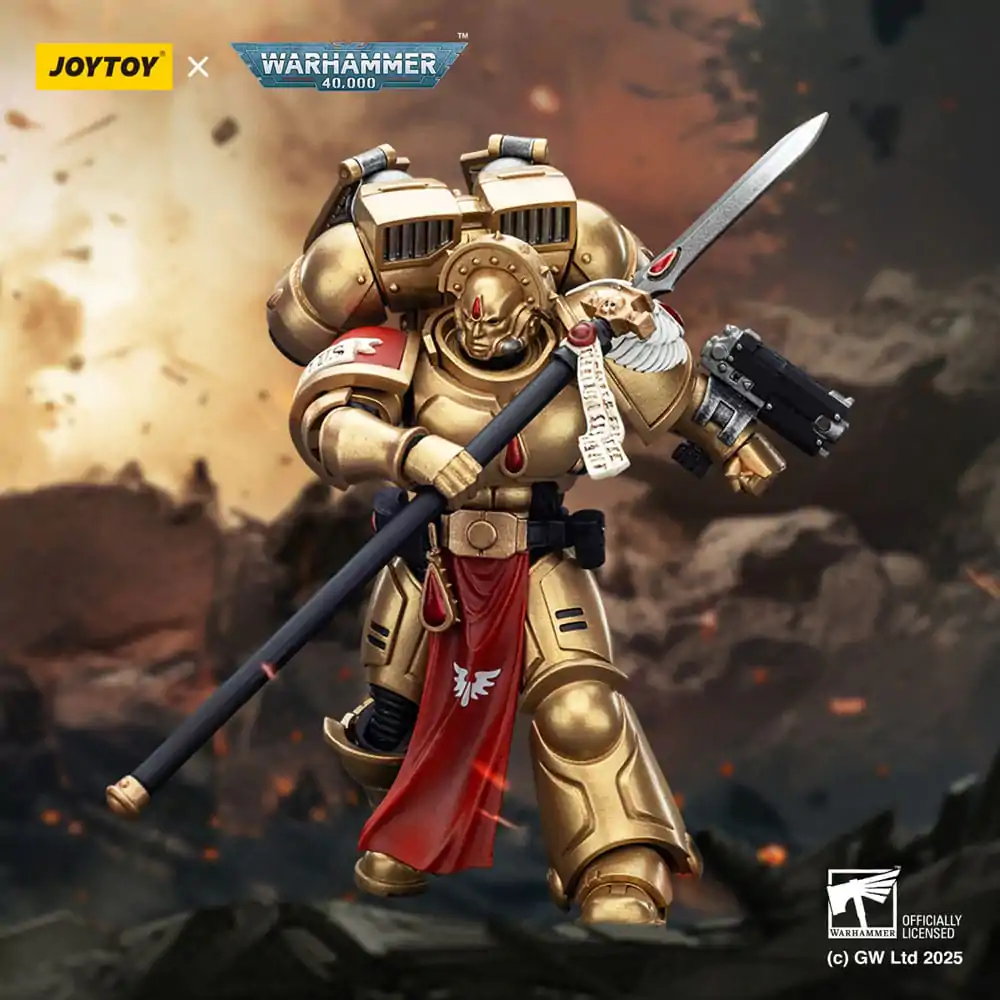 Warhammer 40,000: Combat Patrol Krwiści Aniołowie Figurka akcji Sanguinary Guard 2 z karabinem Angelus Boltgun i włócznią Encarmine Spear 20 cm zdjęcie produktu