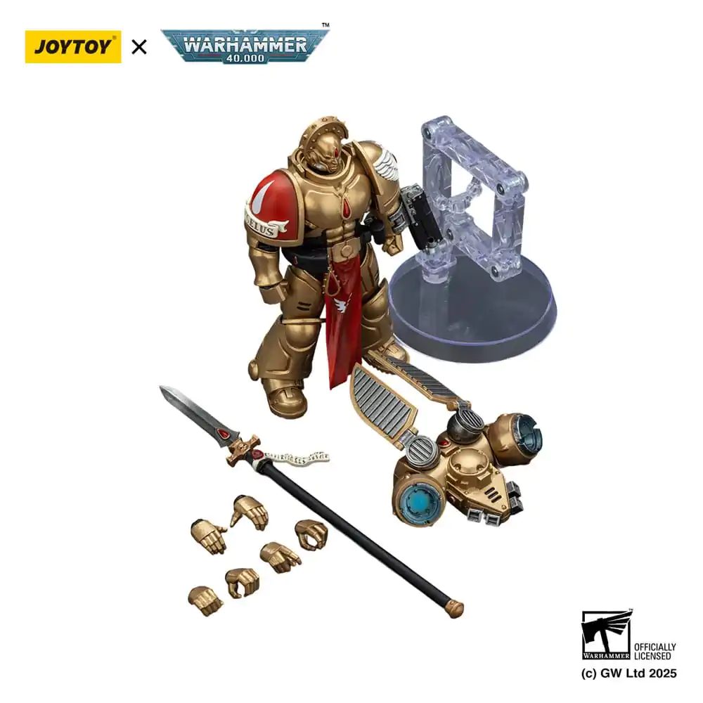 Warhammer 40,000: Combat Patrol Krwiści Aniołowie Figurka akcji Sanguinary Guard 2 z karabinem Angelus Boltgun i włócznią Encarmine Spear 20 cm zdjęcie produktu