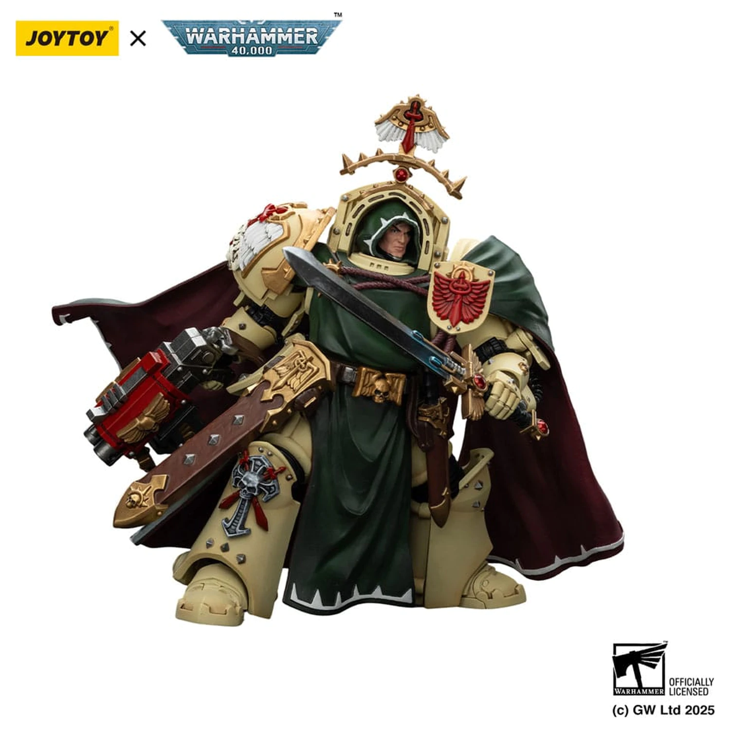 Warhammer 40,000: Dark Angels Figurka Akcji Belial Wielki Mistrz Deathwing z Mieczem Ciszy i Storm Bolterem 14 cm zdjęcie produktu