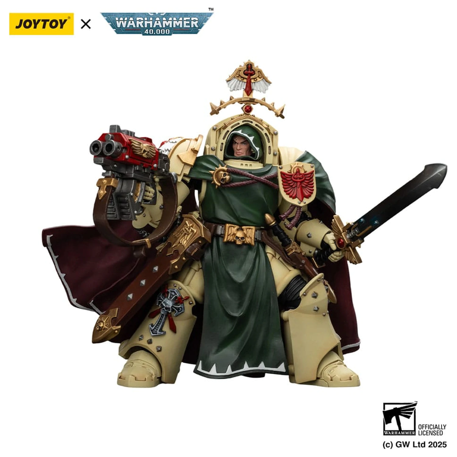 Warhammer 40,000: Dark Angels Figurka Akcji Belial Wielki Mistrz Deathwing z Mieczem Ciszy i Storm Bolterem 14 cm zdjęcie produktu