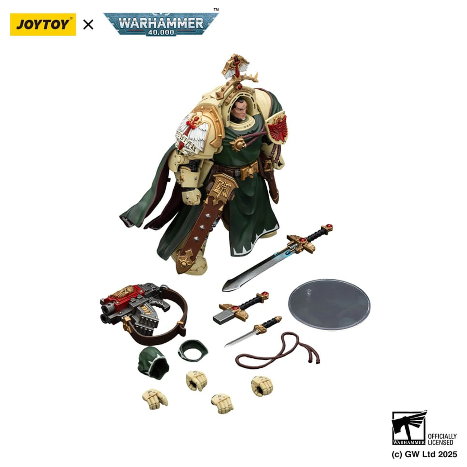 Warhammer 40,000: Dark Angels Figurka Akcji Belial Wielki Mistrz Deathwing z Mieczem Ciszy i Storm Bolterem 14 cm zdjęcie produktu