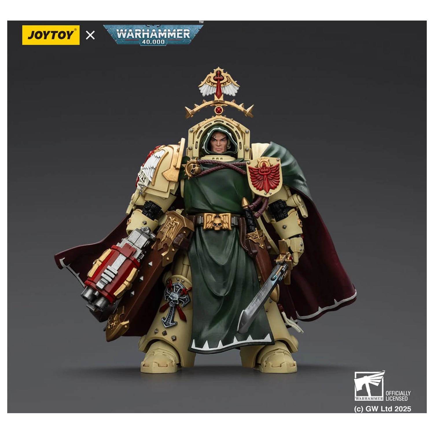 Warhammer 40,000: Dark Angels Figurka Akcji Belial Wielki Mistrz Deathwing z Mieczem Ciszy i Storm Bolterem 14 cm zdjęcie produktu