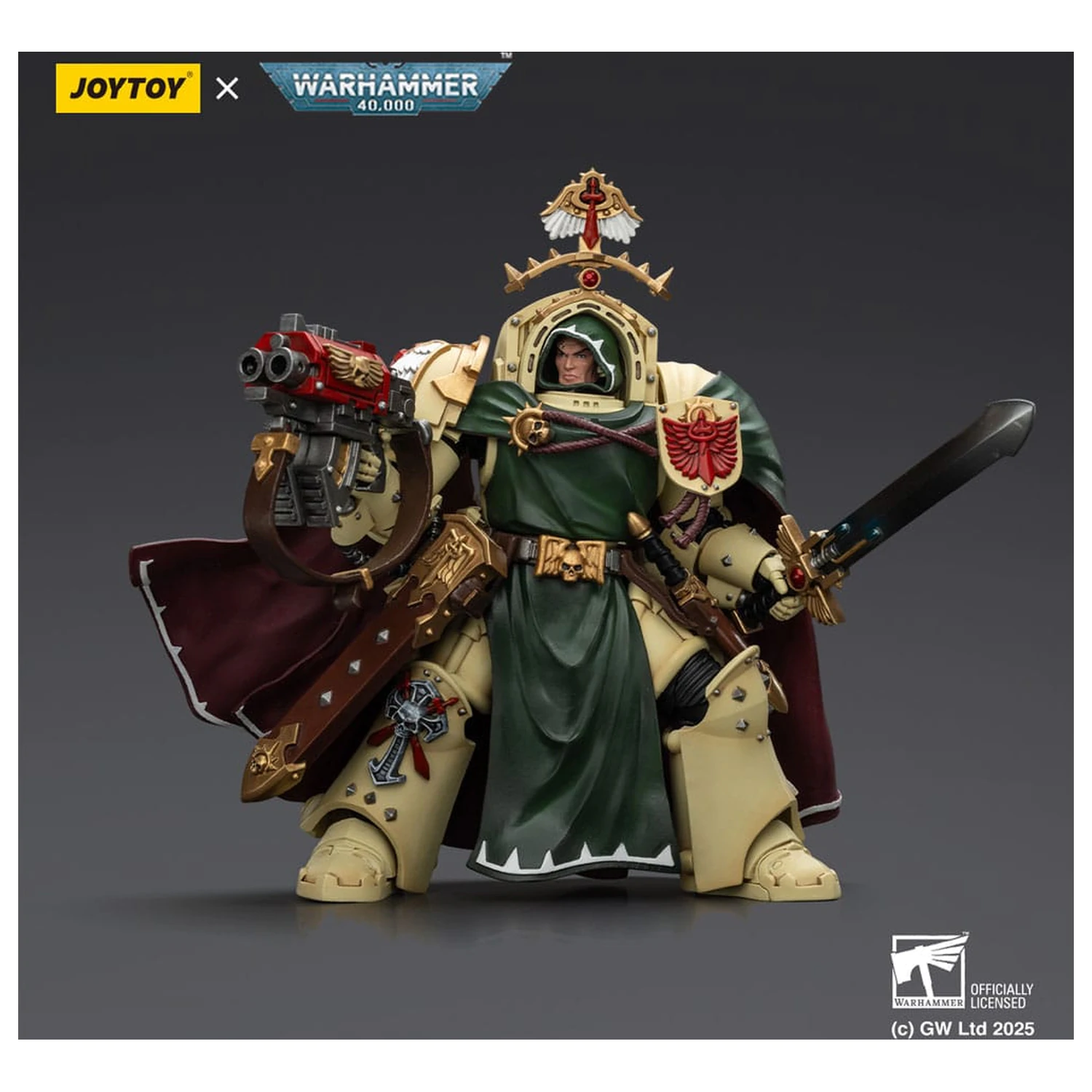 Warhammer 40,000: Dark Angels Figurka Akcji Belial Wielki Mistrz Deathwing z Mieczem Ciszy i Storm Bolterem 14 cm zdjęcie produktu