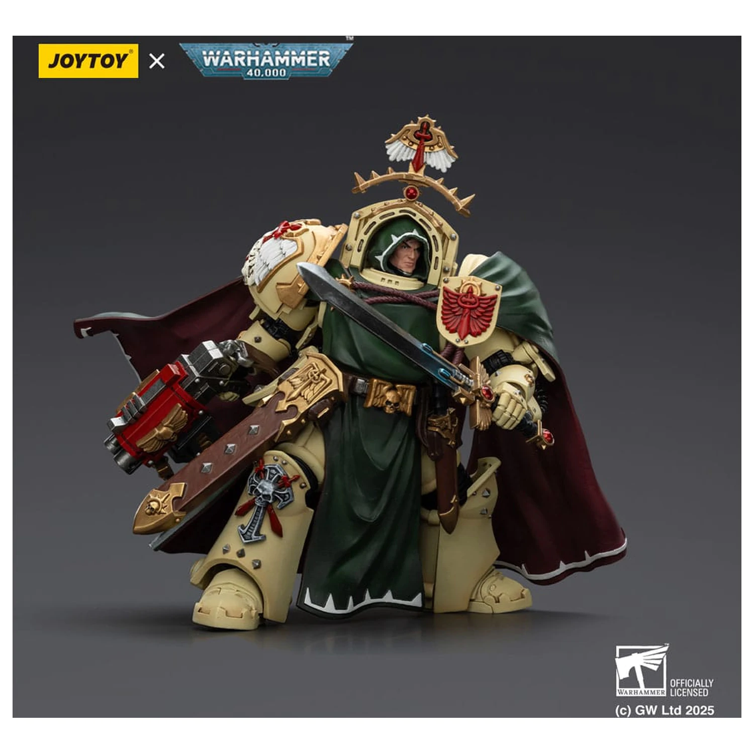 Warhammer 40,000: Dark Angels Figurka Akcji Belial Wielki Mistrz Deathwing z Mieczem Ciszy i Storm Bolterem 14 cm zdjęcie produktu
