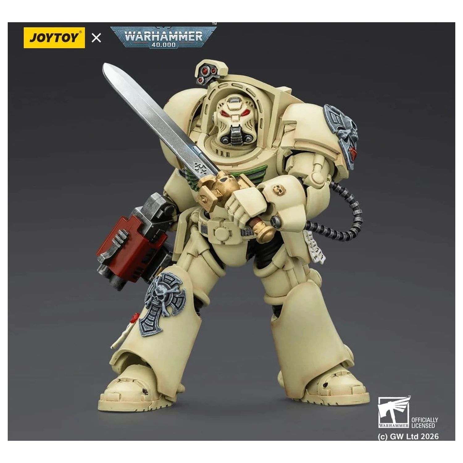 Warhammer 40,000 Action Figure Dark Angels Deathwing Terminator 1 z Power Sword i Storm Bolter 14 cm zdjęcie produktu