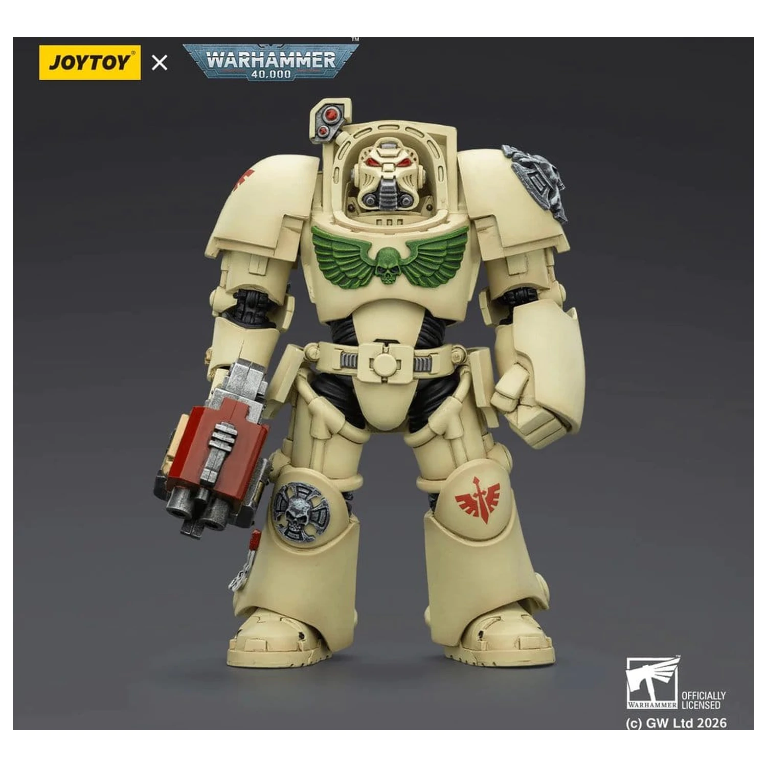 Warhammer 40,000 Figurka Akcji Dark Angels Deathwing Terminator 2 z Pięścią Mocy i Storm Bolter 14 cm zdjęcie produktu