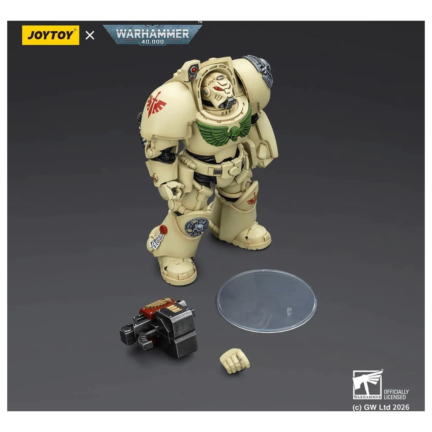 Warhammer 40,000 Figurka Akcji Dark Angels Deathwing Terminator 2 z Pięścią Mocy i Storm Bolter 14 cm zdjęcie produktu