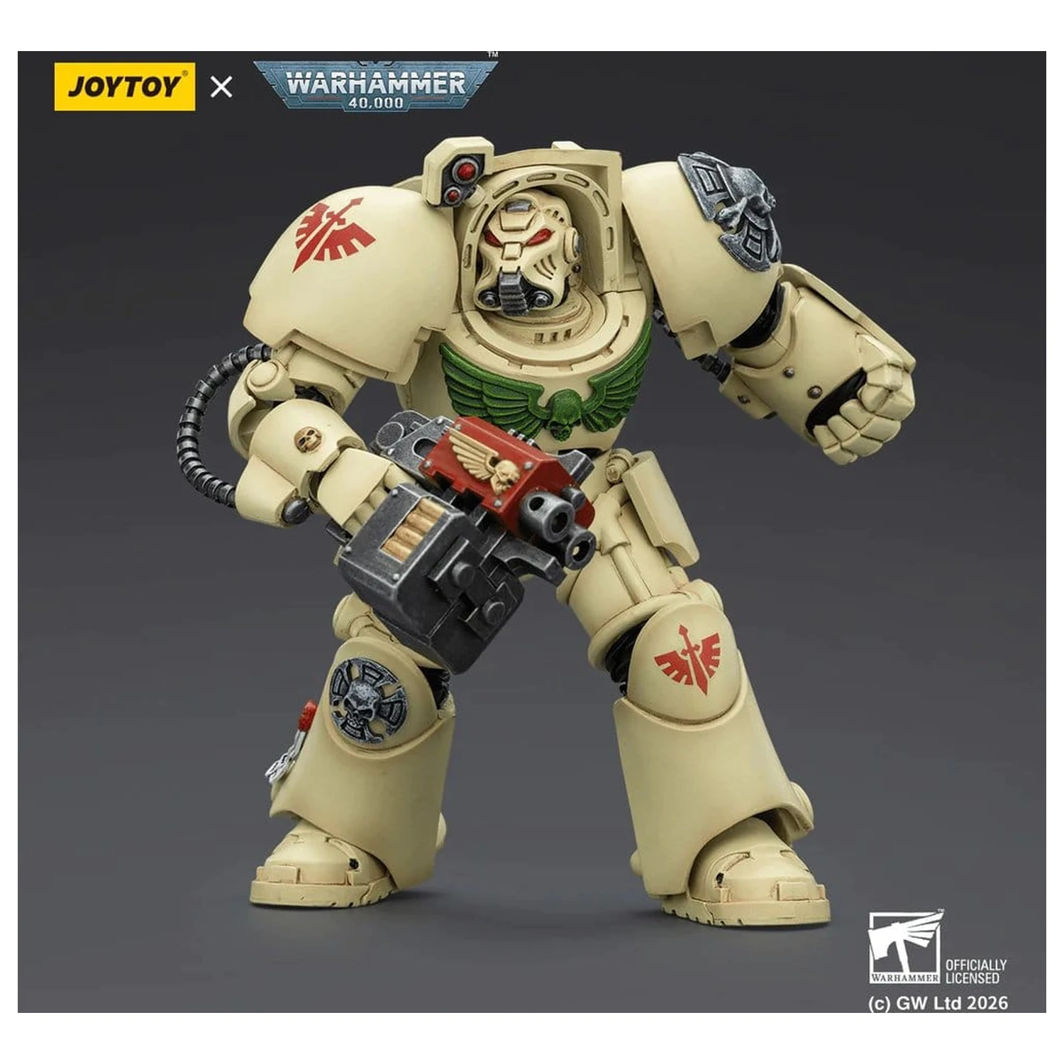 Warhammer 40,000 Figurka Akcji Dark Angels Deathwing Terminator 2 z Pięścią Mocy i Storm Bolter 14 cm zdjęcie produktu
