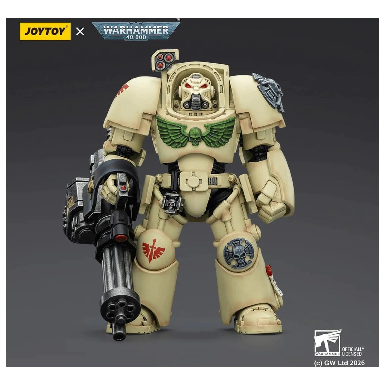 Warhammer 40,000 Action Figure Dark Angels Deathwing Terminator 3 z Power Fist i Assault Cannon 14 cm zdjęcie produktu
