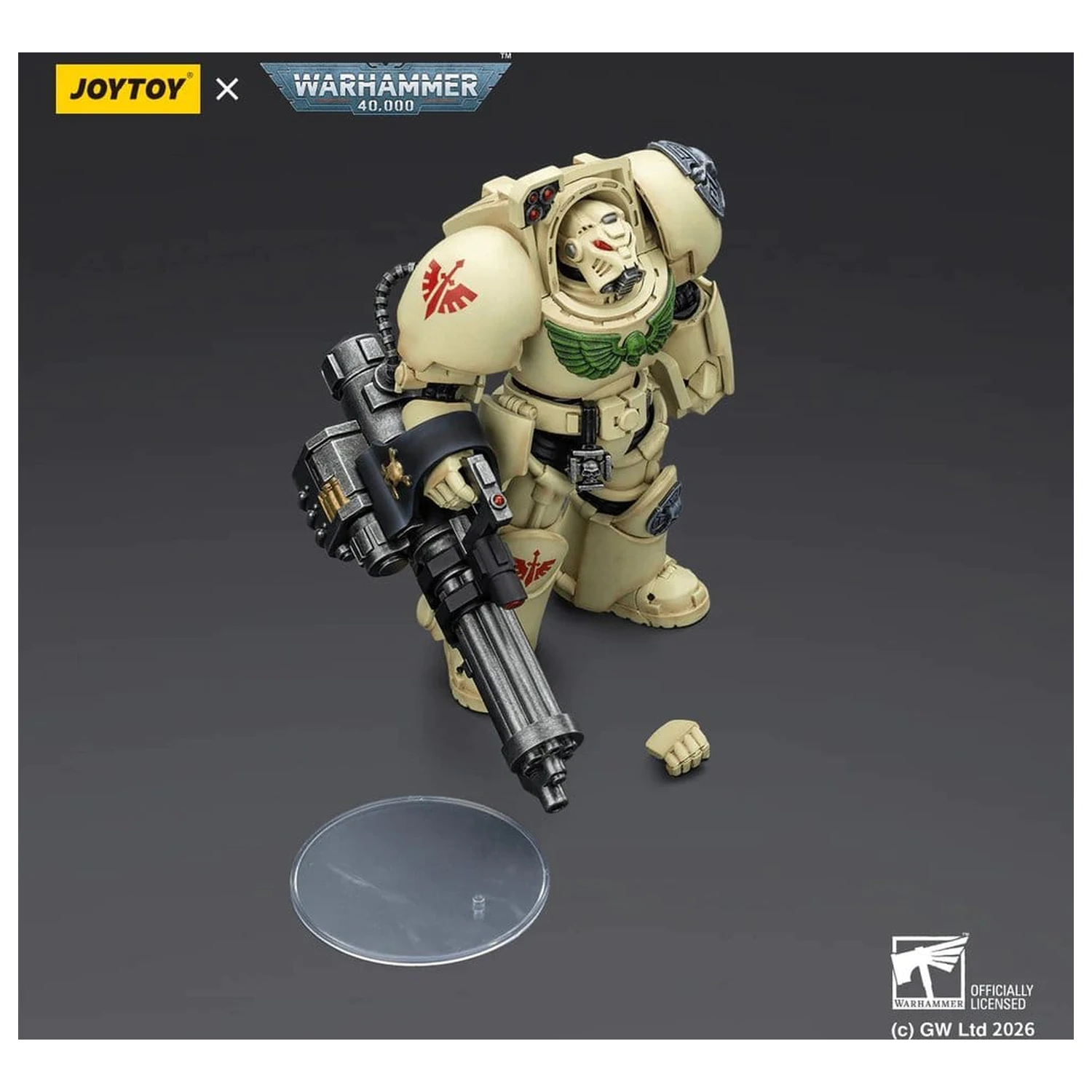 Warhammer 40,000 Action Figure Dark Angels Deathwing Terminator 3 z Power Fist i Assault Cannon 14 cm zdjęcie produktu