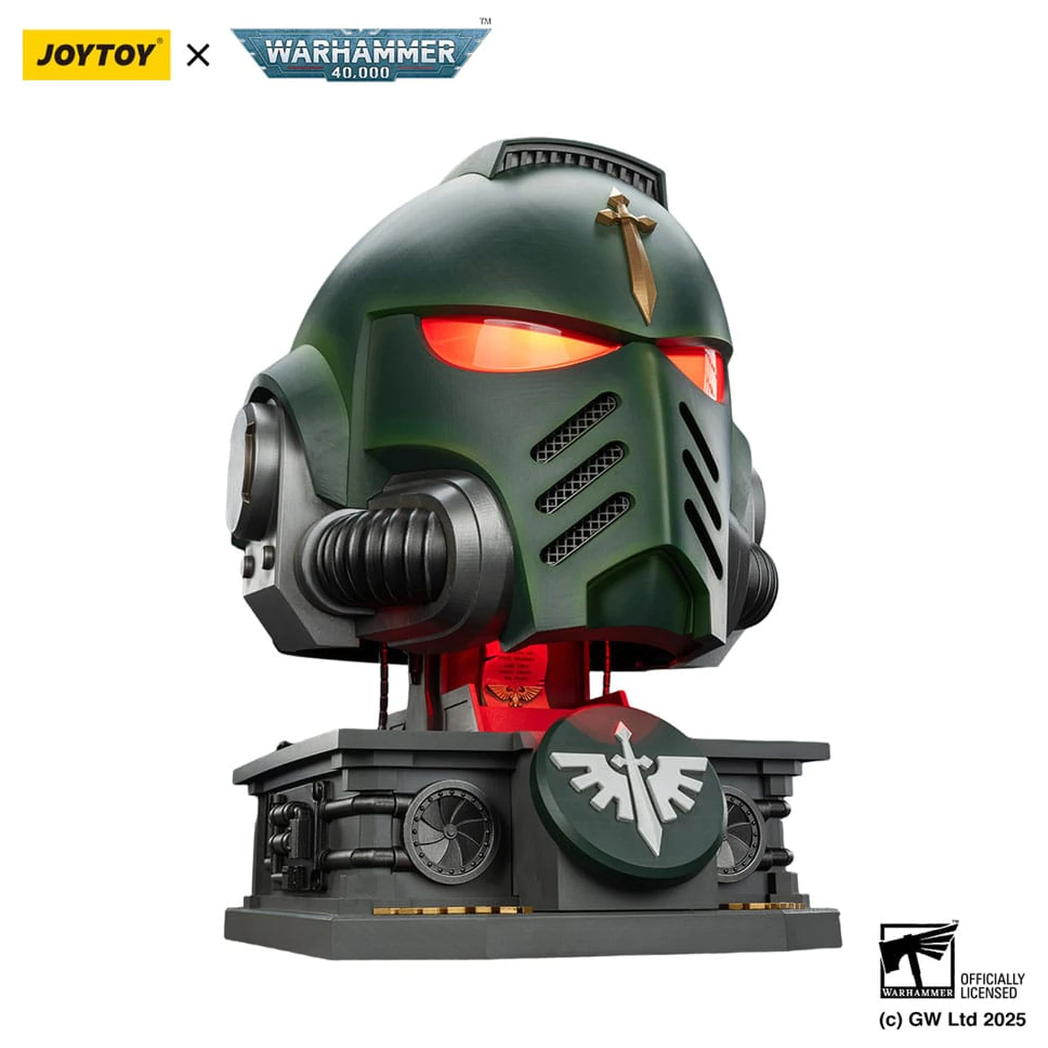 Warhammer 40,000: Dark Angels MkX Kask i podstawka ekspozycyjna 44 cm zdjęcie produktu
