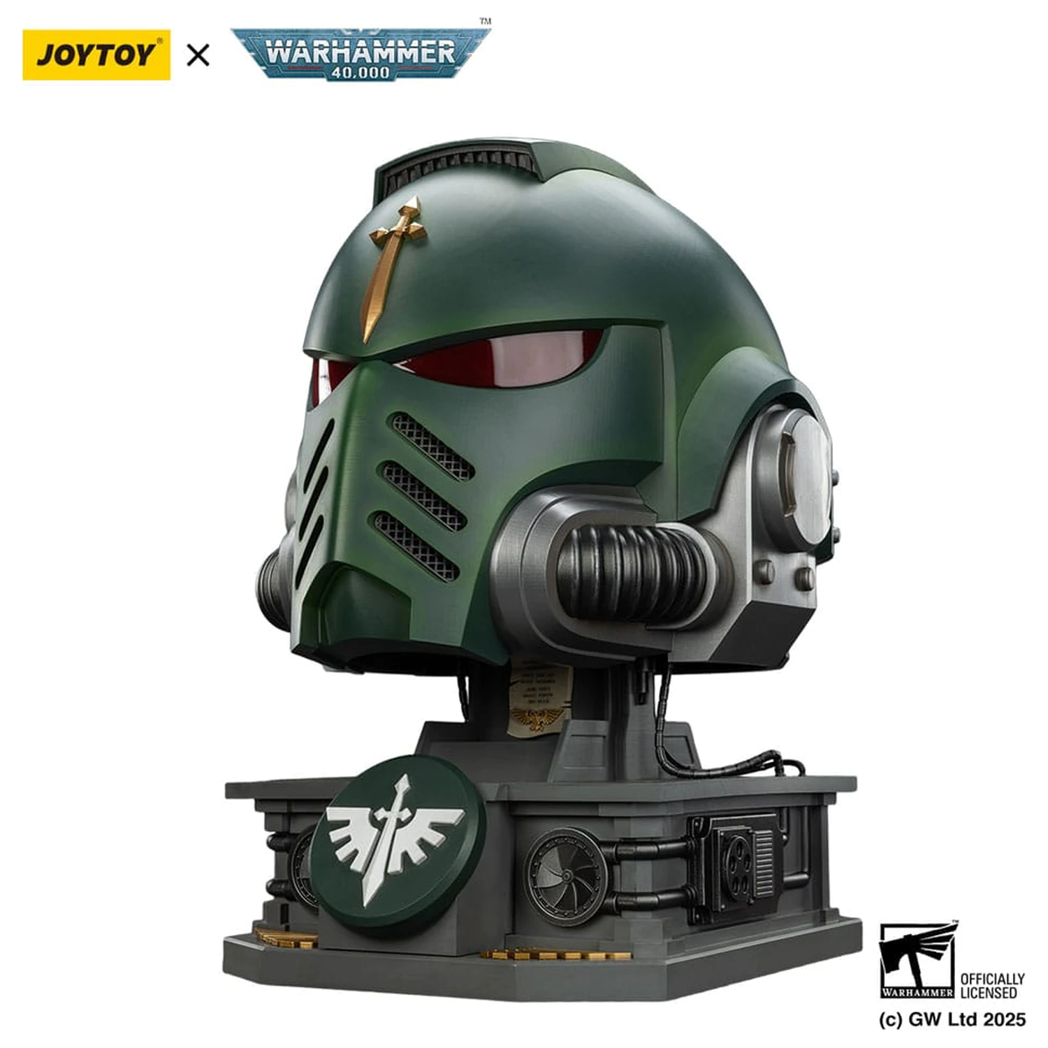 Warhammer 40,000: Dark Angels MkX Kask i podstawka ekspozycyjna 44 cm zdjęcie produktu