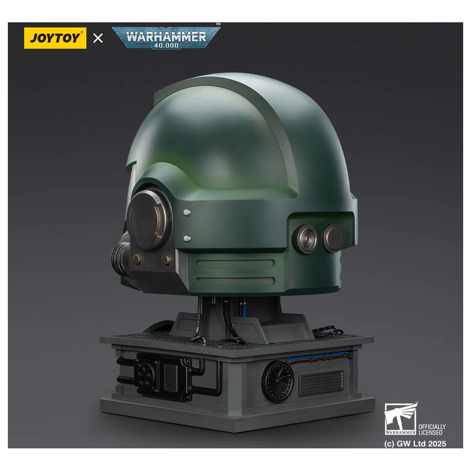 Warhammer 40,000: Dark Angels MkX Kask i podstawka ekspozycyjna 44 cm zdjęcie produktu