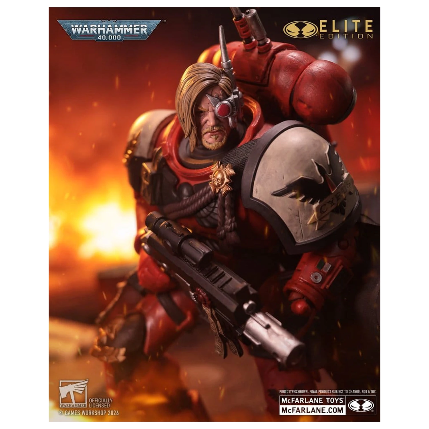 Warhammer 40,000 Dawn of War McFarlane Elite Edition Action Figure Captain Cyrus (Dawn of War 4) 20 cm zdjęcie produktu